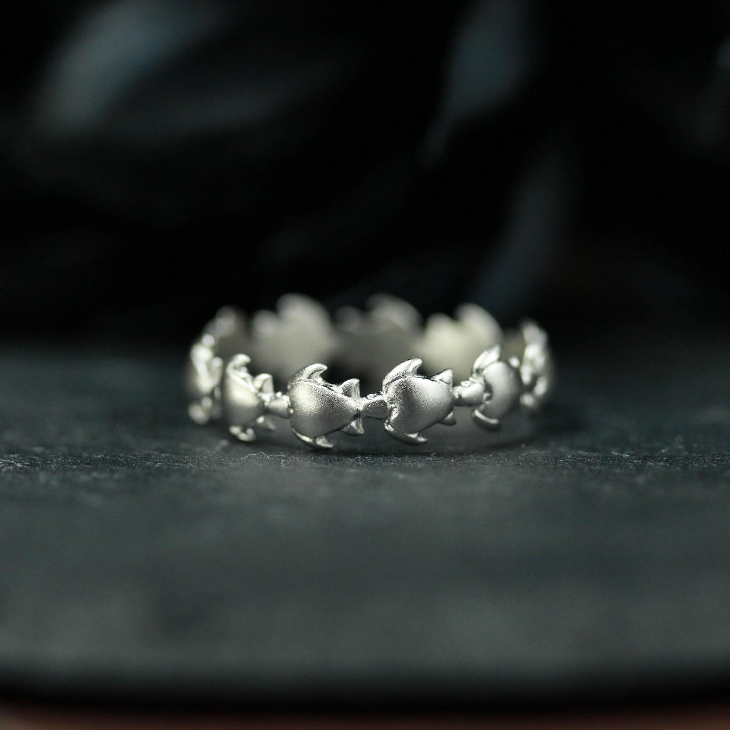 Sea Turtle Band Ring ââ‚?925 Sterling Silver Handmade Ocean-Inspired Jewelry