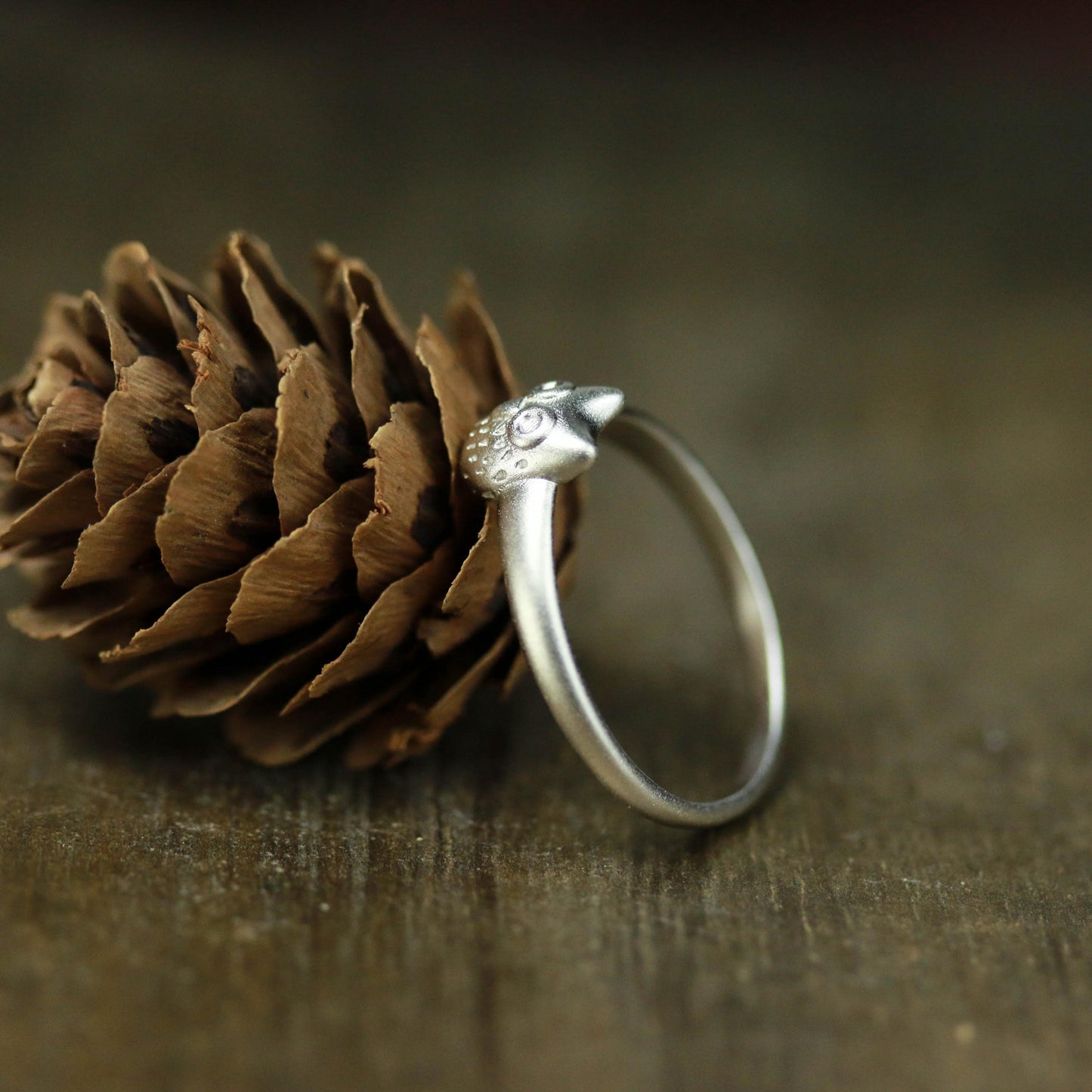 Owl Ring ââ‚?925 Sterling Silver Handmade Minimalist Animal Jewelry
