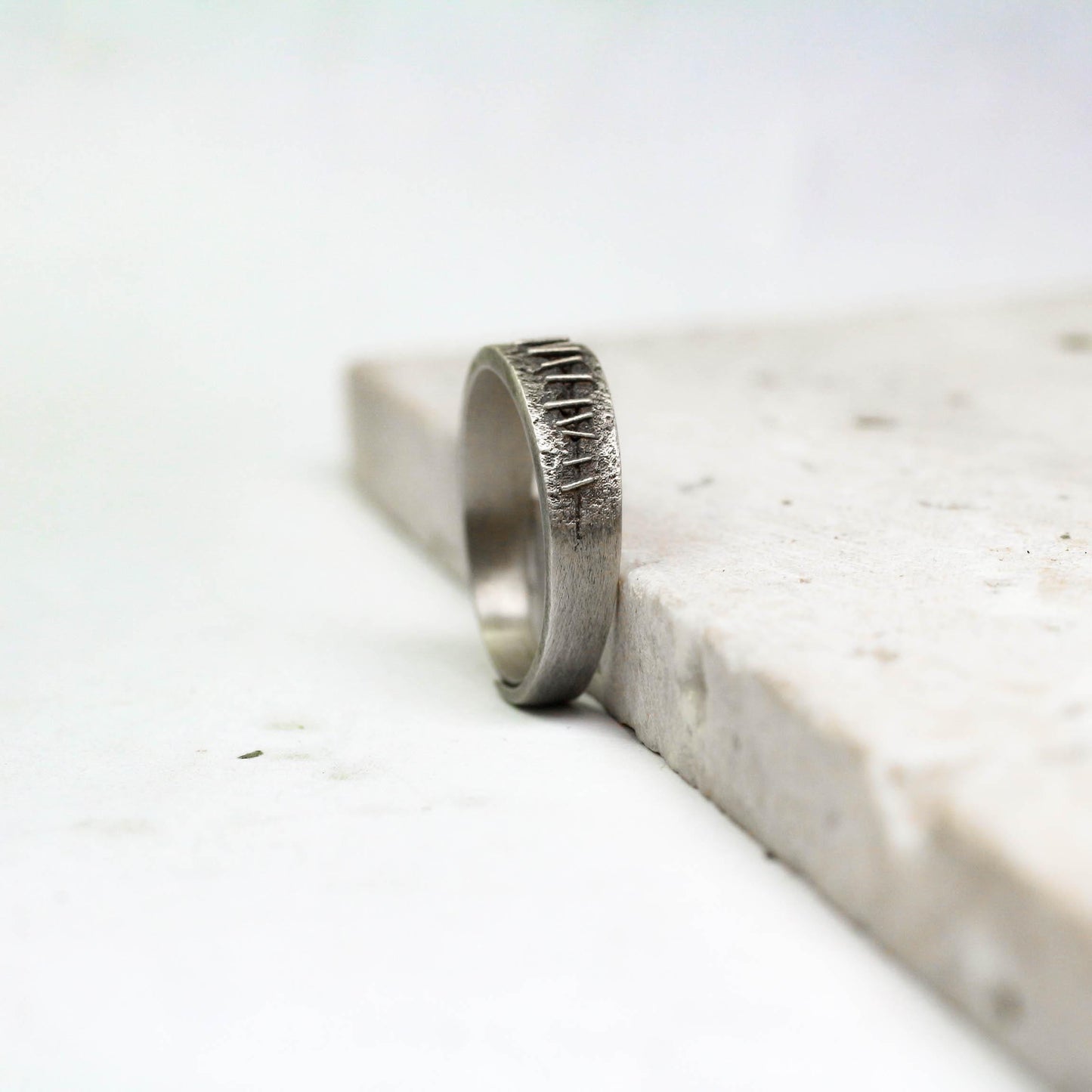 Arcane Path 925 Silver Handmade Ring ¨C Tribal Symbolic Band