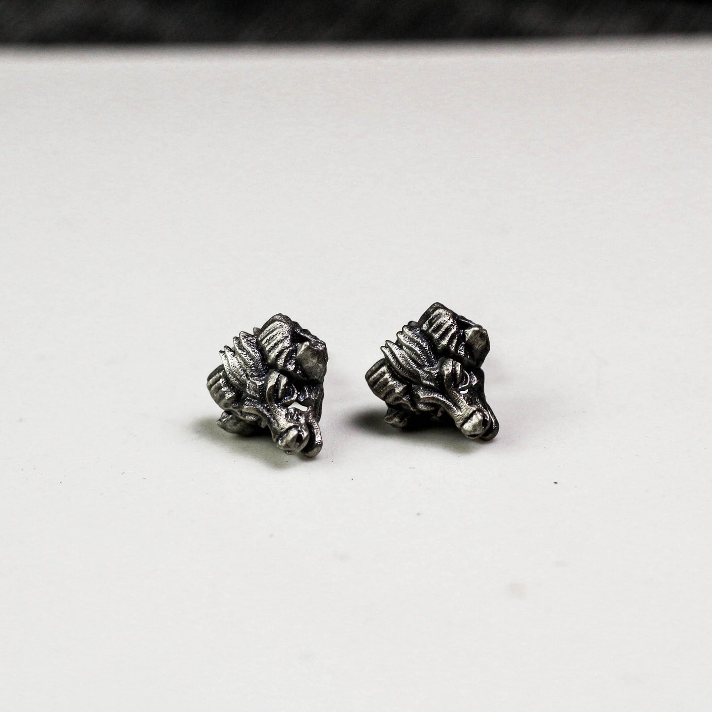 Ram Head Earrings - 925 Sterling Silver Handmade