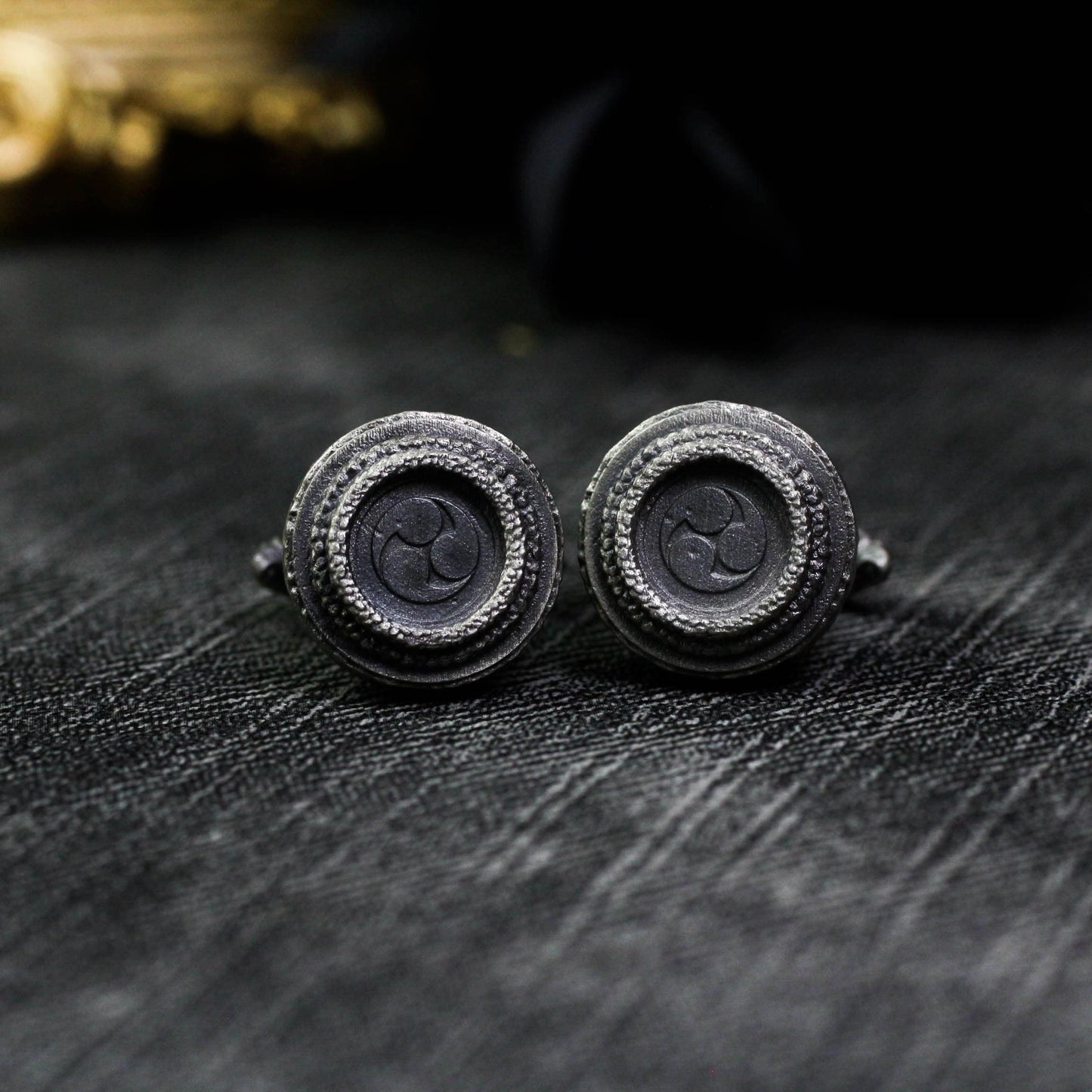 Minimalist Totem Cufflinks - 925 Silver Handmade
