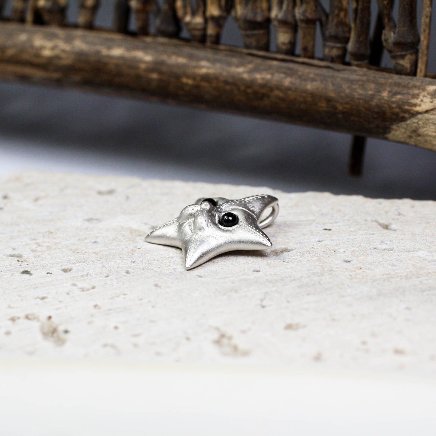 Star Pendant - 925 Sterling Silver Handmade (Eye Color Optional)