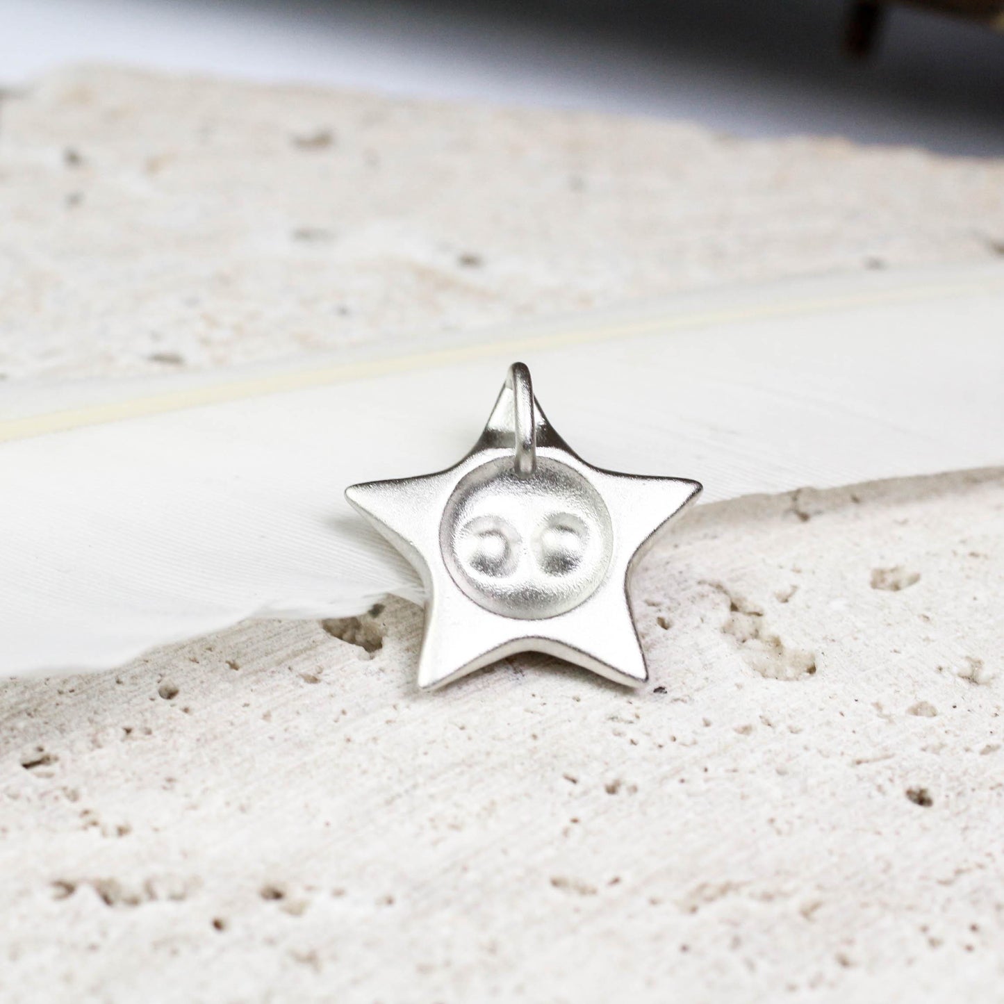 Star Pendant - 925 Sterling Silver Handmade (Eye Color Optional)