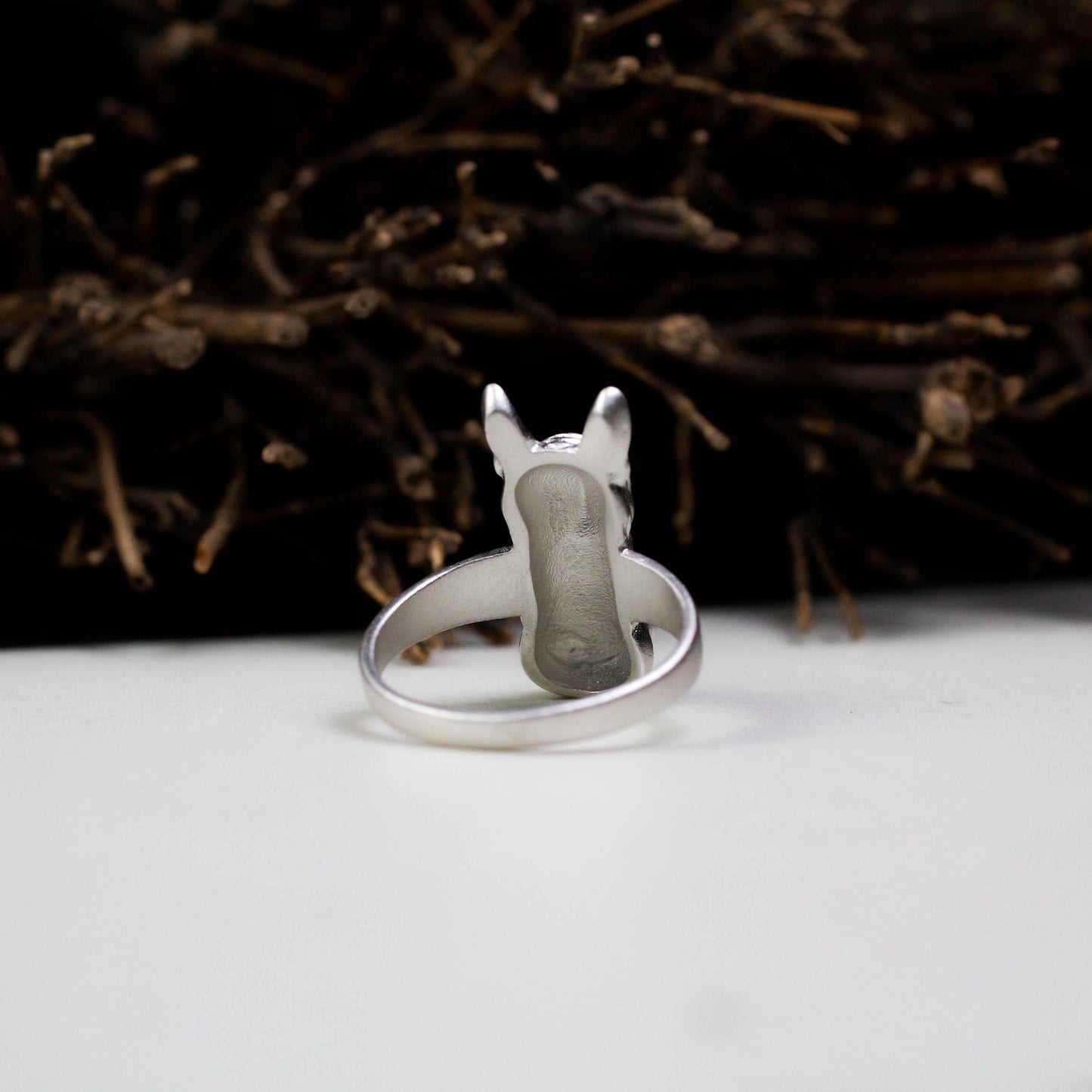 French Bulldog Ring ââ‚?925 Sterling Silver Handmade Cute Dog Jewelry