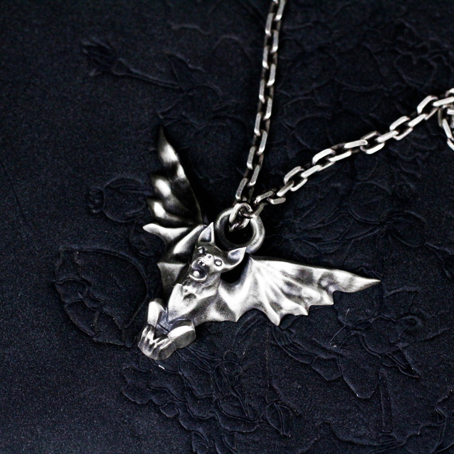 Gargoyle Guardian Pendant - 925 Silver Handcrafted