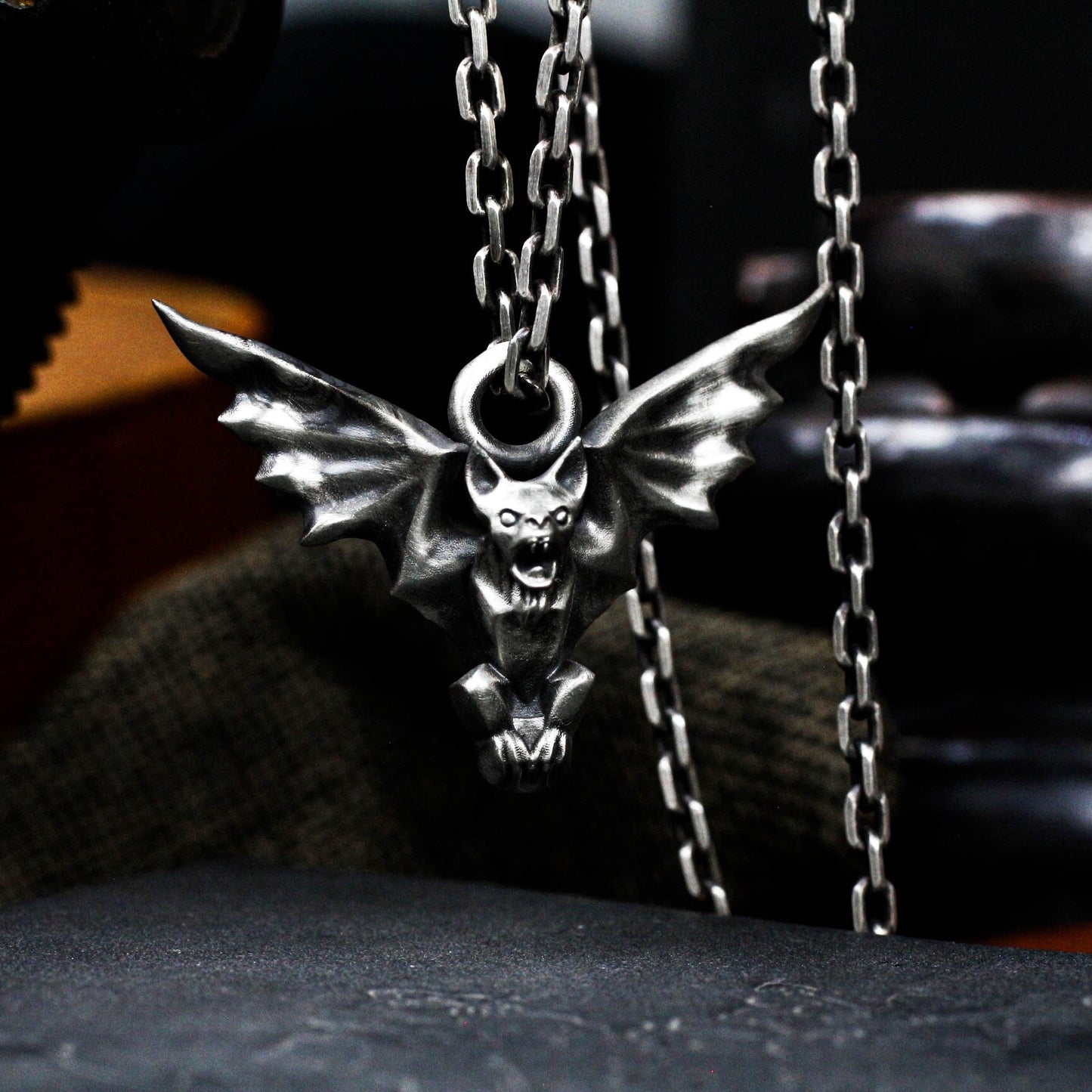 Gargoyle Guardian Pendant - 925 Silver Handcrafted