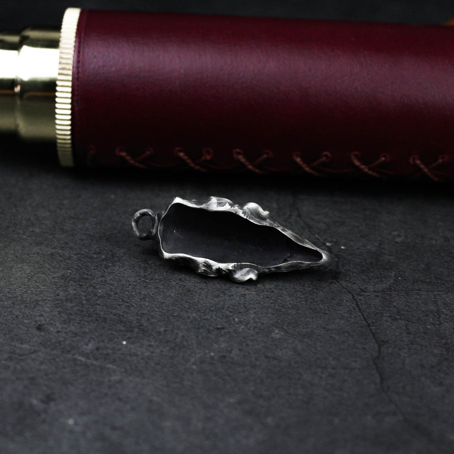 Crowned Skull Pendant - 925 Silver Handcrafted