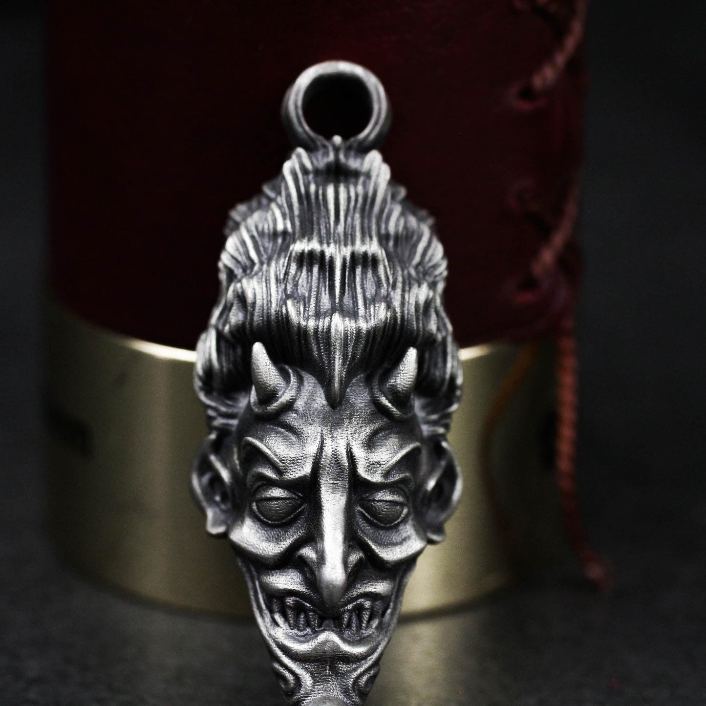 Crowned Skull Pendant - 925 Silver Handcrafted