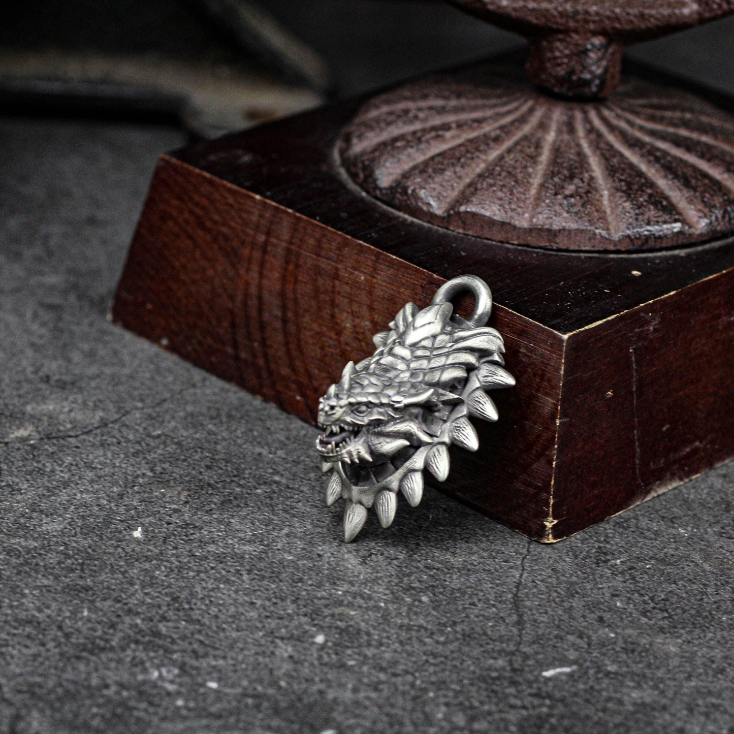 Draconic Fury Pendant - 925 Silver Handcrafted