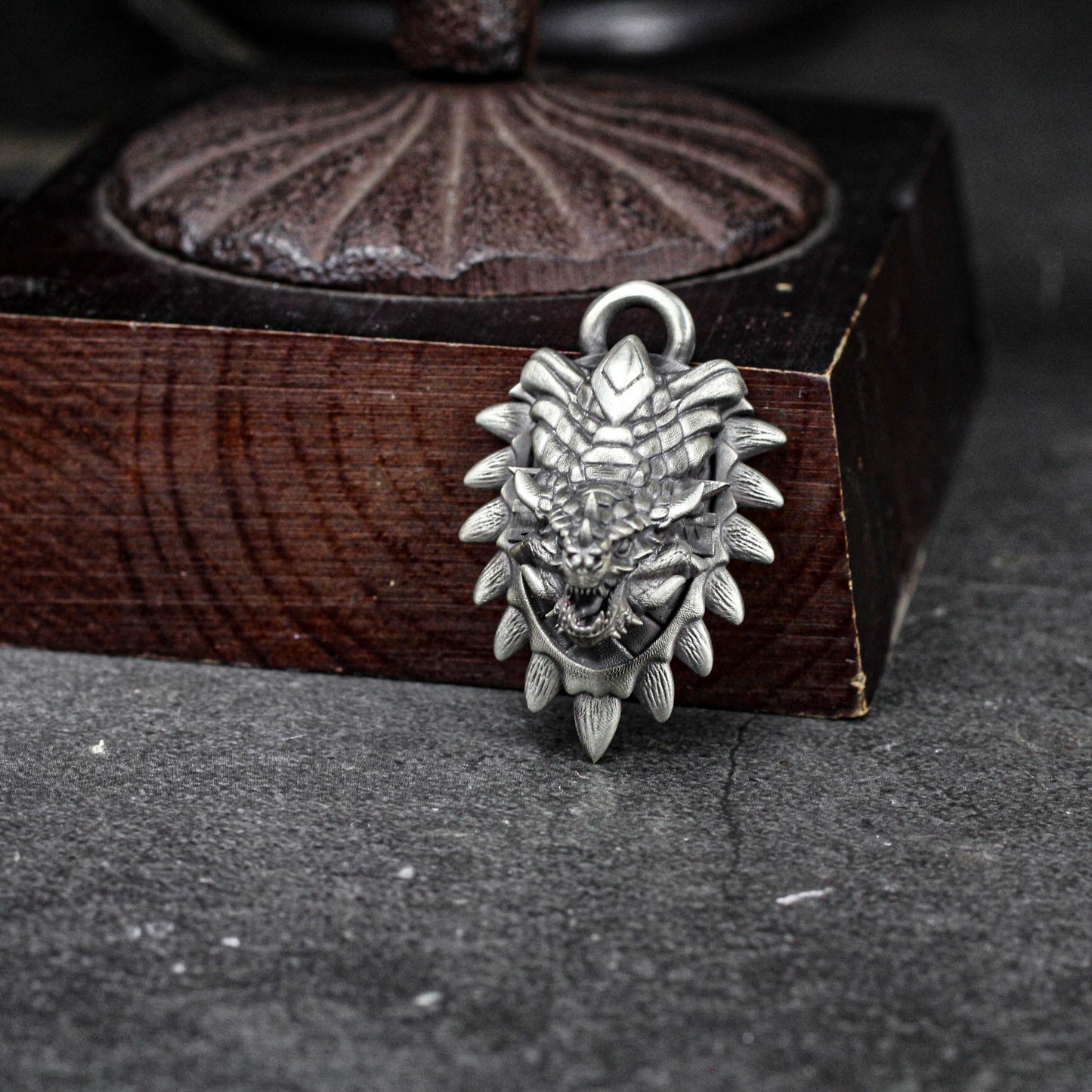 Draconic Fury Pendant - 925 Silver Handcrafted