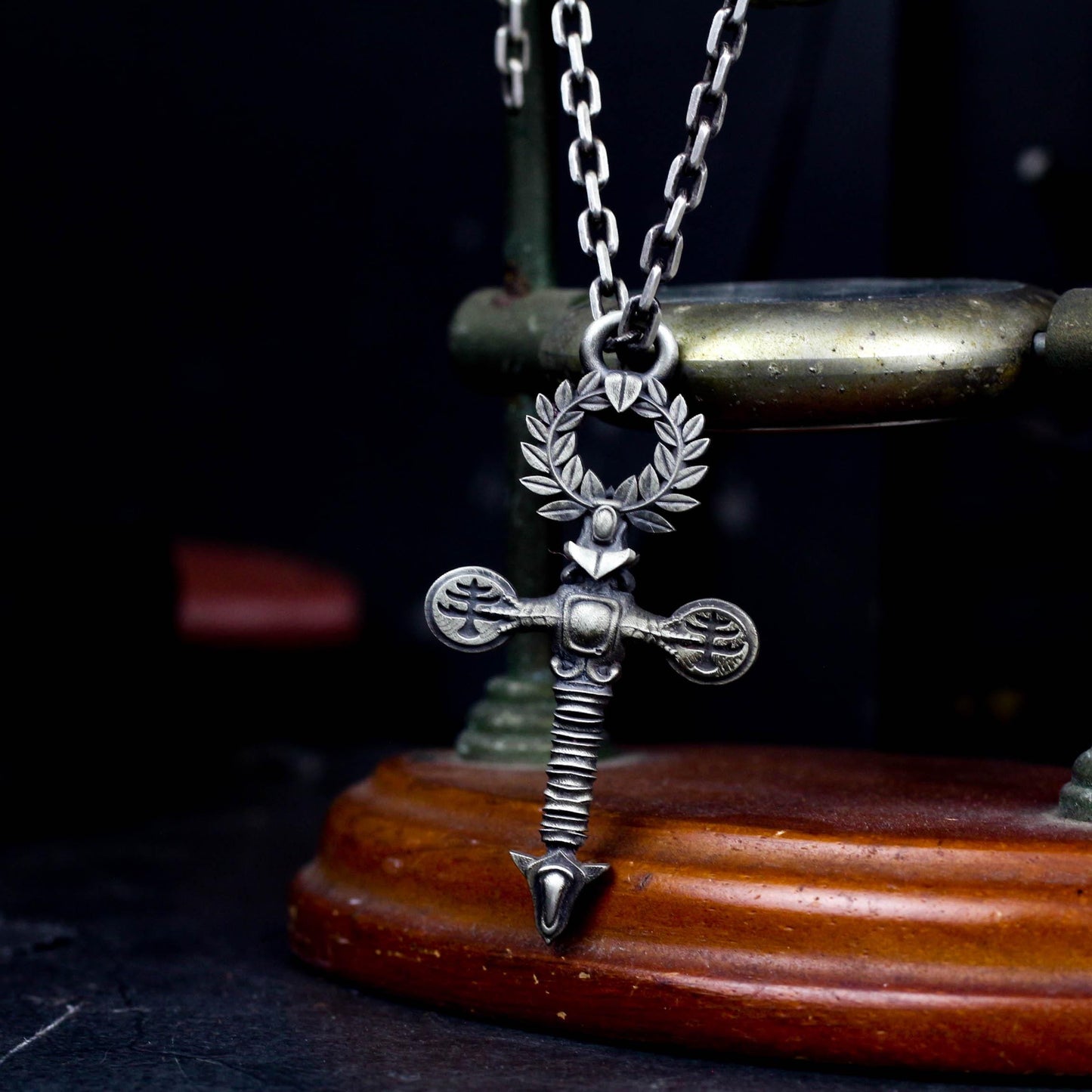 Bone Scepter Pendant - 925 Silver Handcrafted
