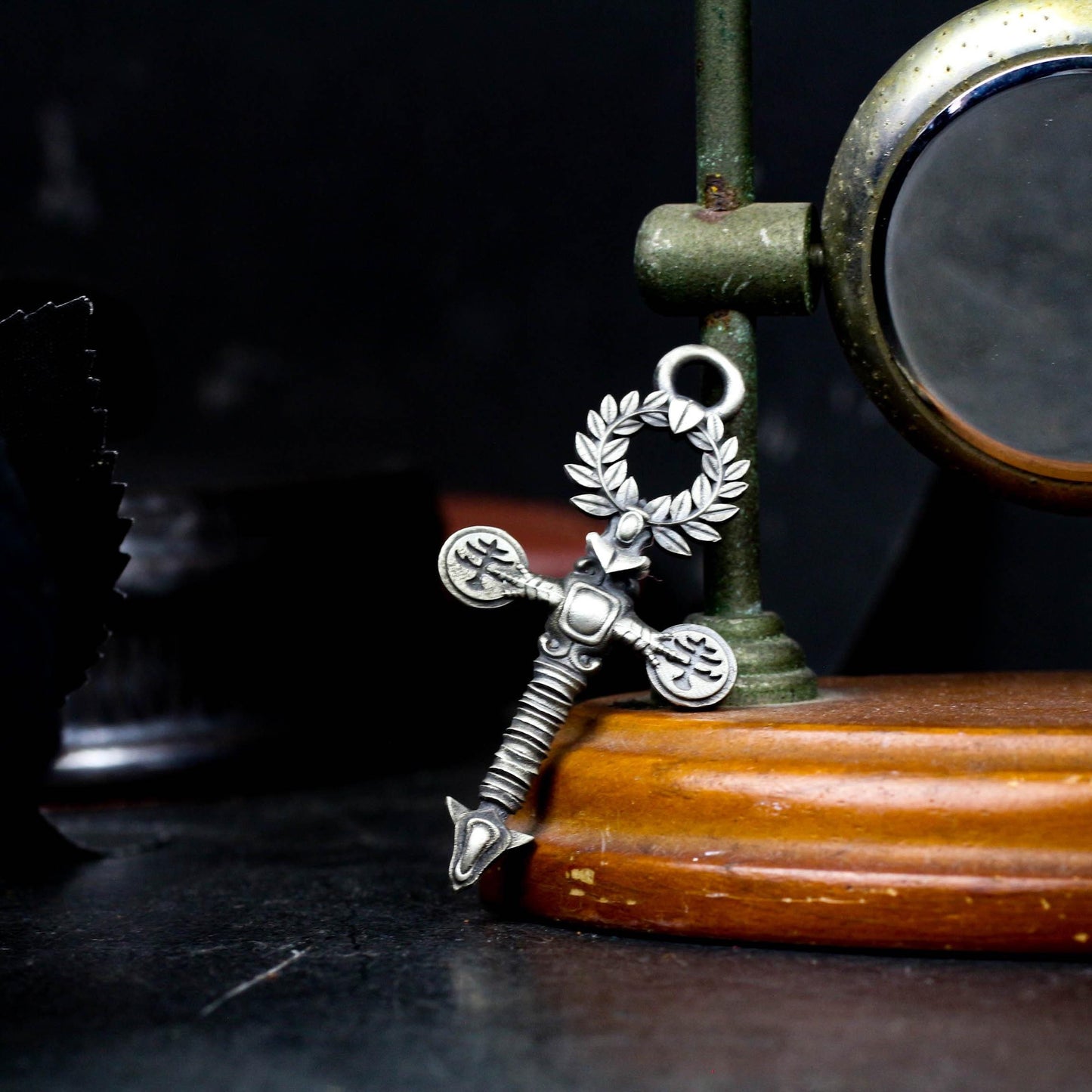 Bone Scepter Pendant - 925 Silver Handcrafted