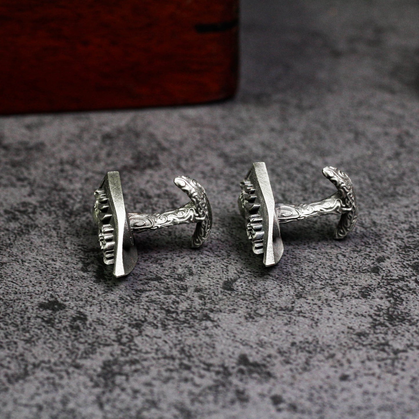 Firebird Phoenix Cufflinks - 925 Silver Handmade