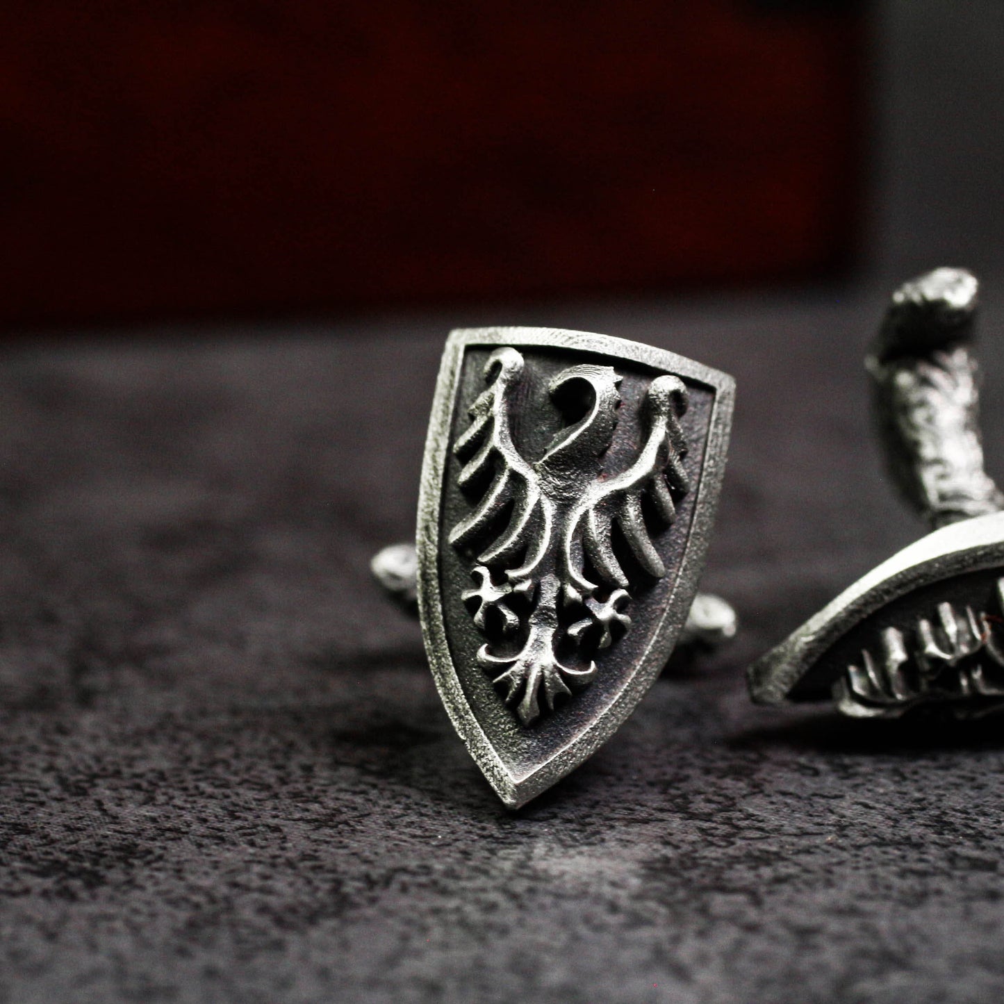 Firebird Phoenix Cufflinks - 925 Silver Handmade