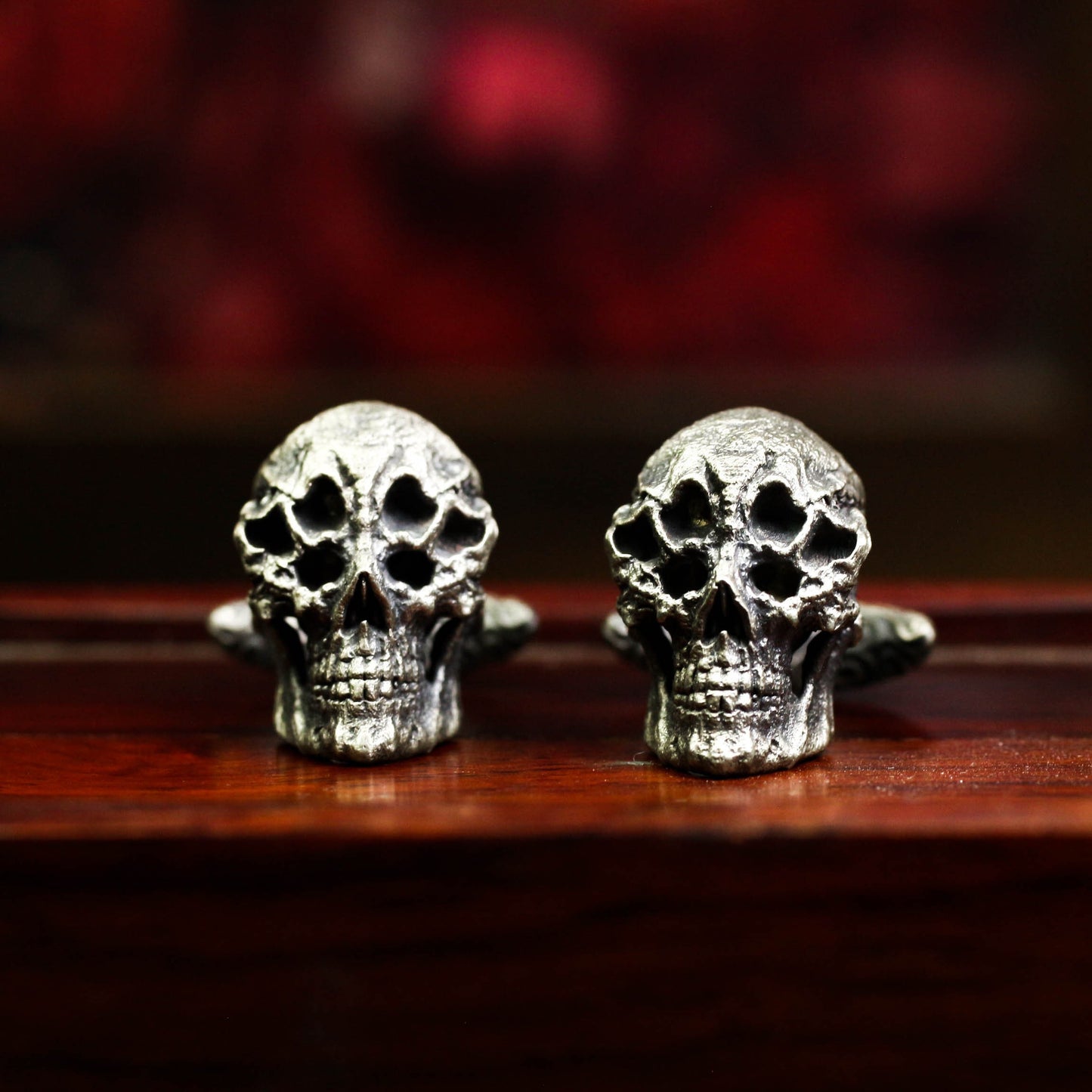 Six-Eyed Devil Cufflinks - 925 Silver Handmade