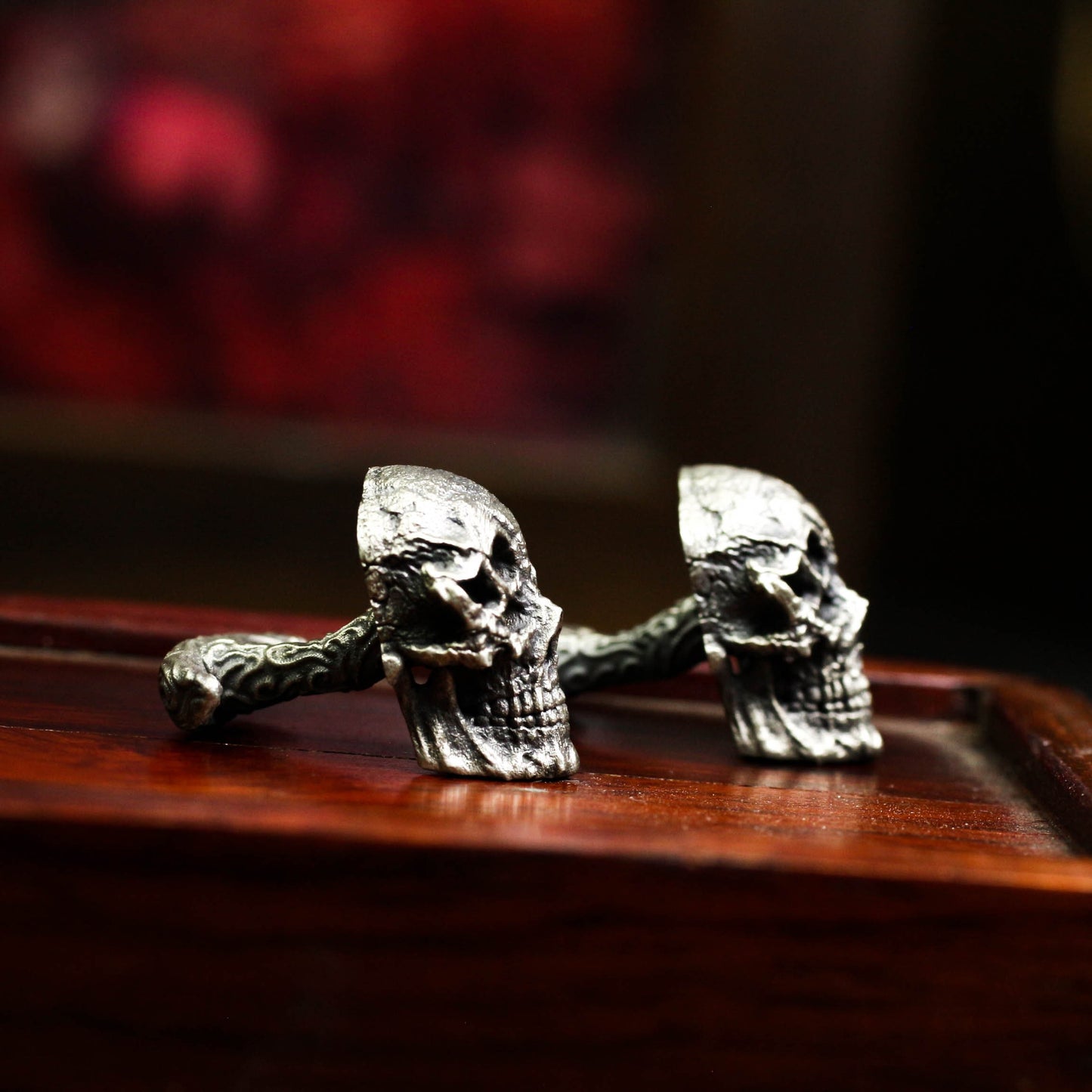 Six-Eyed Devil Cufflinks - 925 Silver Handmade