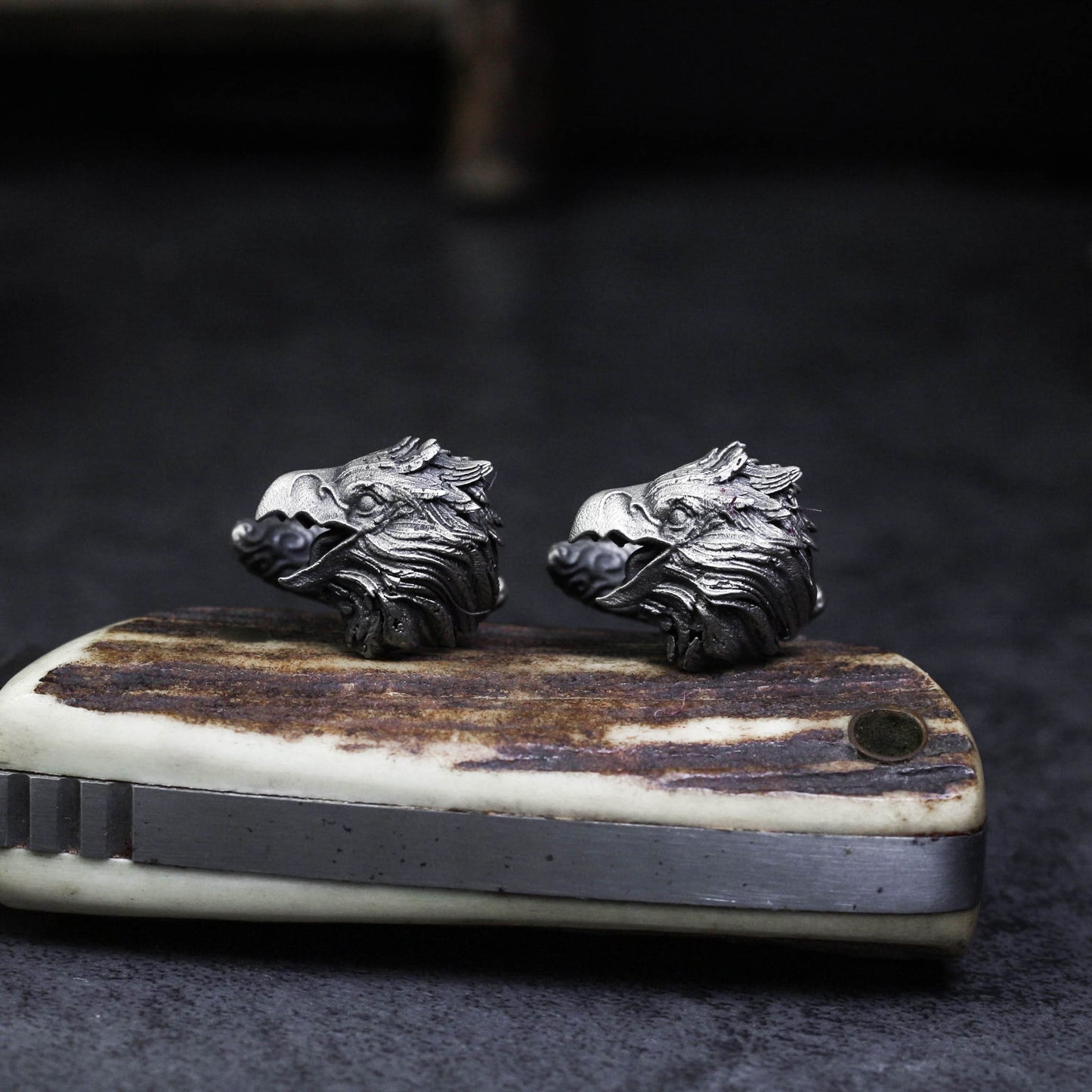 The Griffin Cufflinks, 925 Silver Handmade