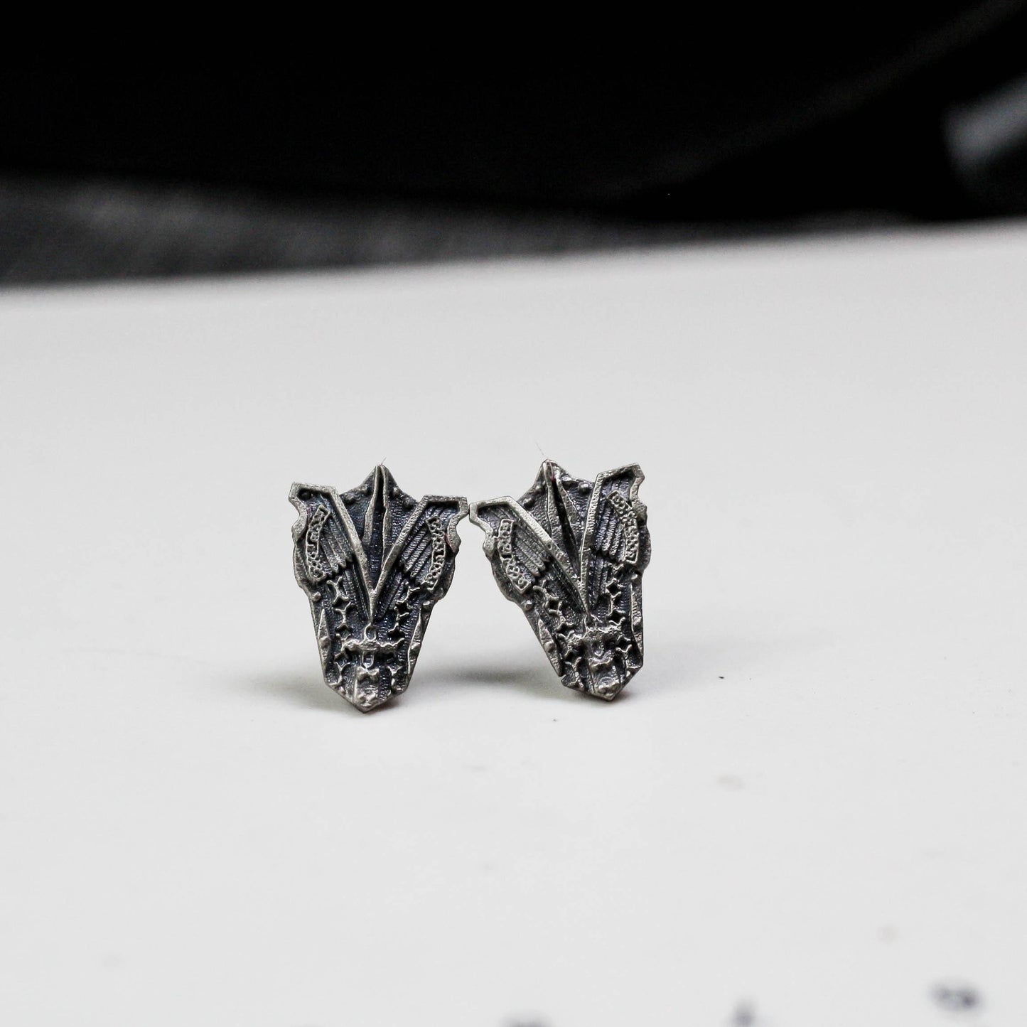Bat Wing Earrings - 925 Sterling Silver Handmade