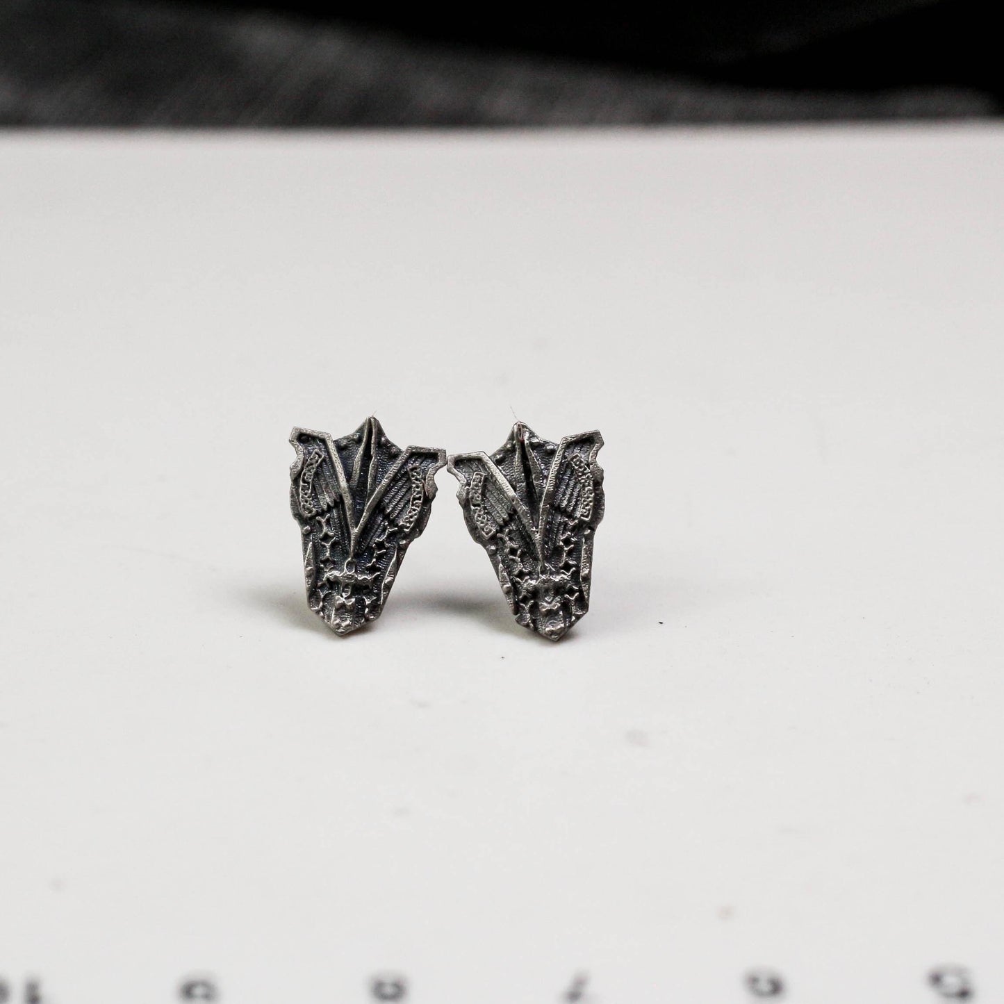 Bat Wing Earrings - 925 Sterling Silver Handmade