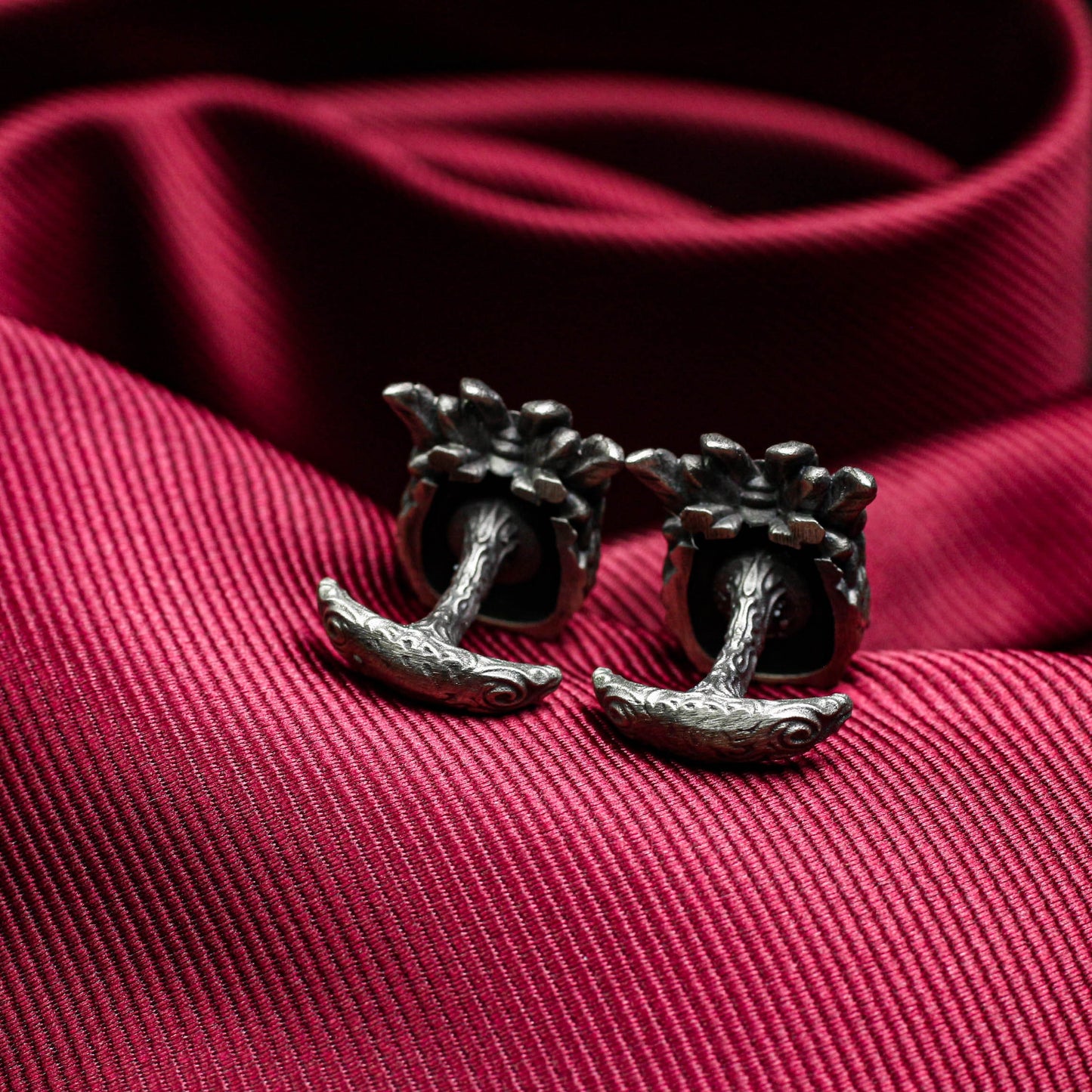 Owl Cufflinks - 925 Sterling Silver Handmade