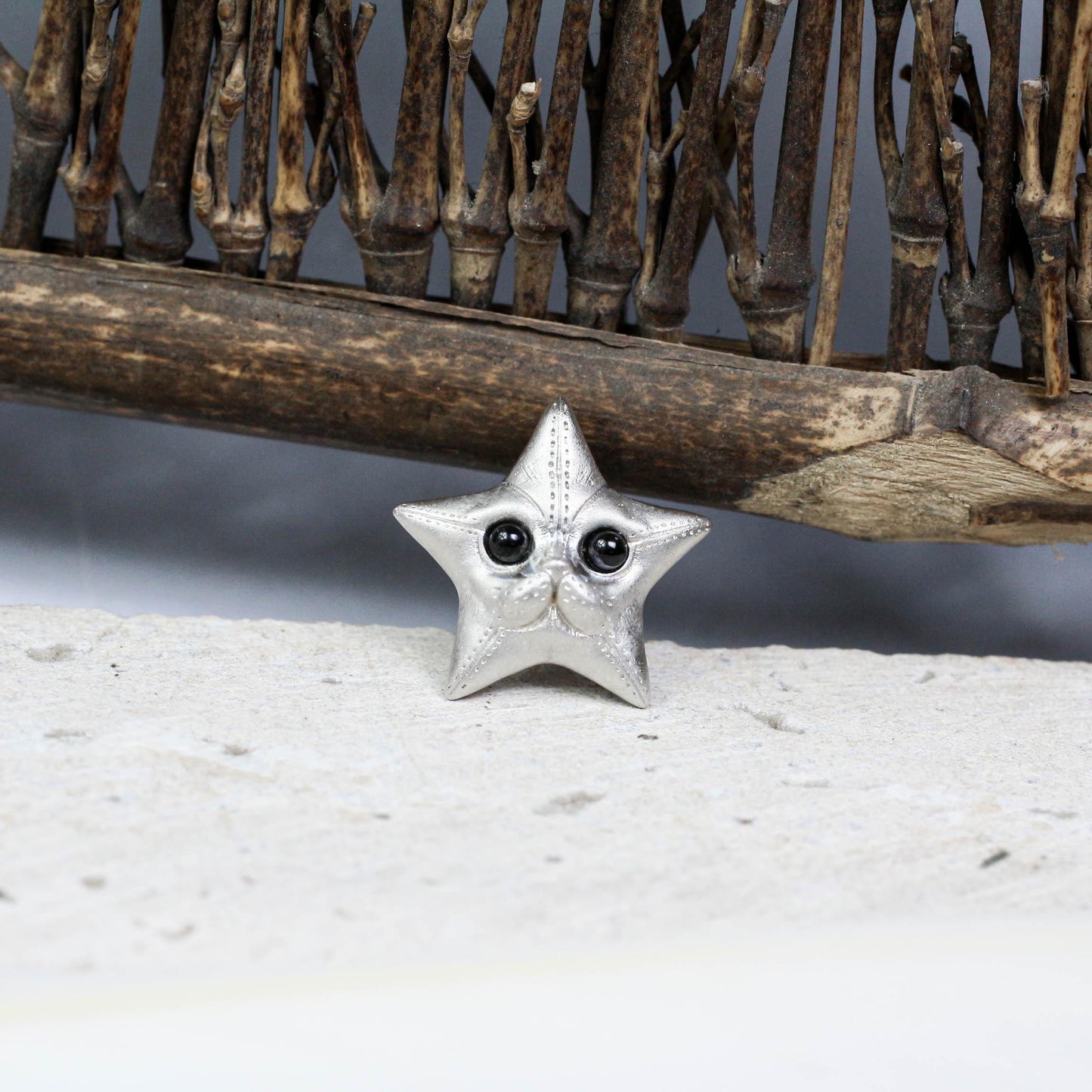 Star Pendant - 925 Sterling Silver Handmade (Eye Color Optional)