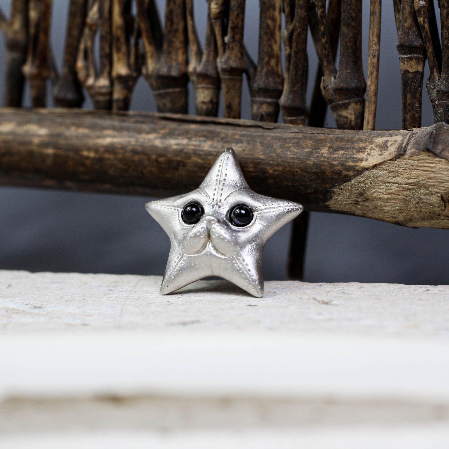 Star Pendant - 925 Sterling Silver Handmade (Eye Color Optional)