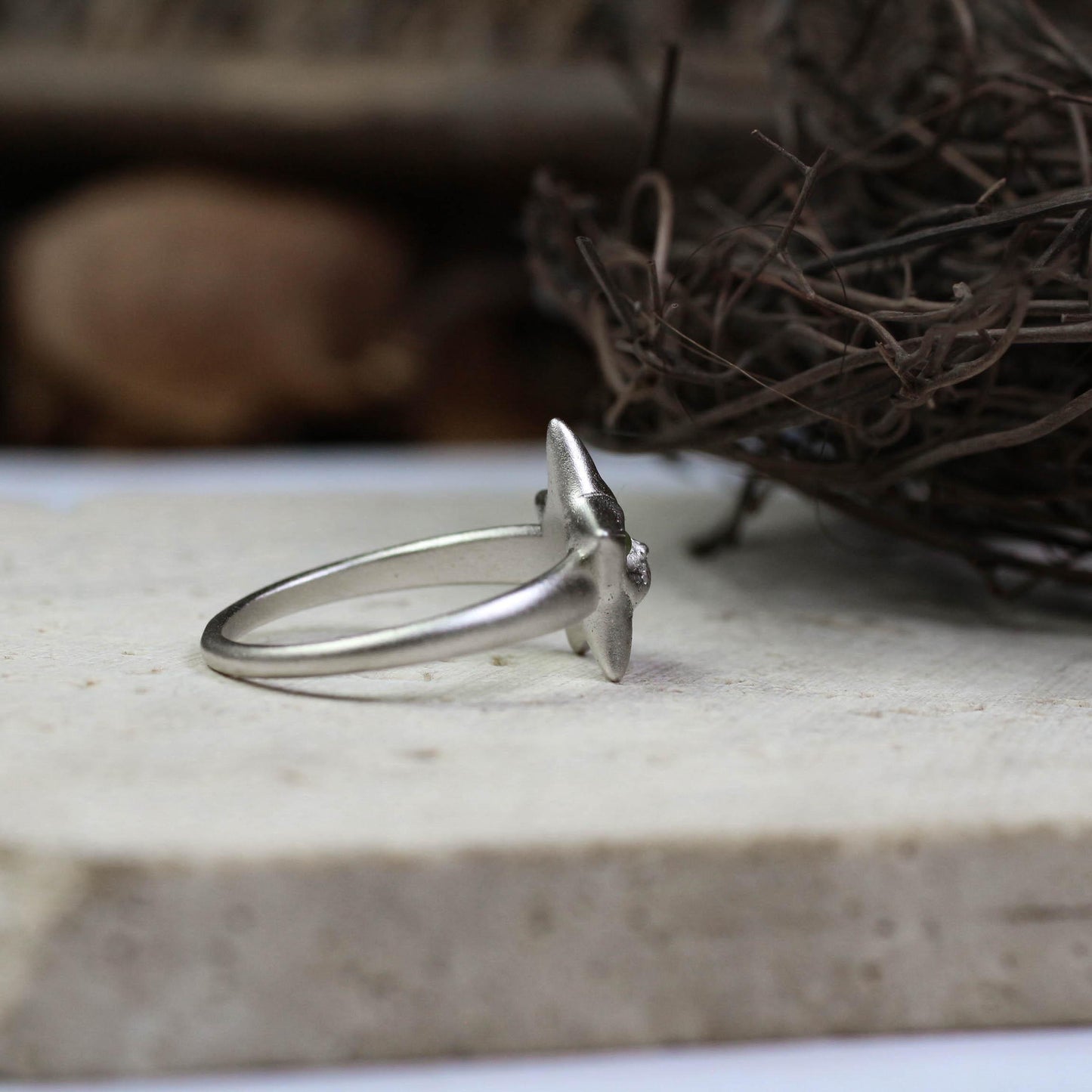 Starfish Creature Ring ââ‚?925 Sterling Silver Handmade Ocean-Inspired Jewelry