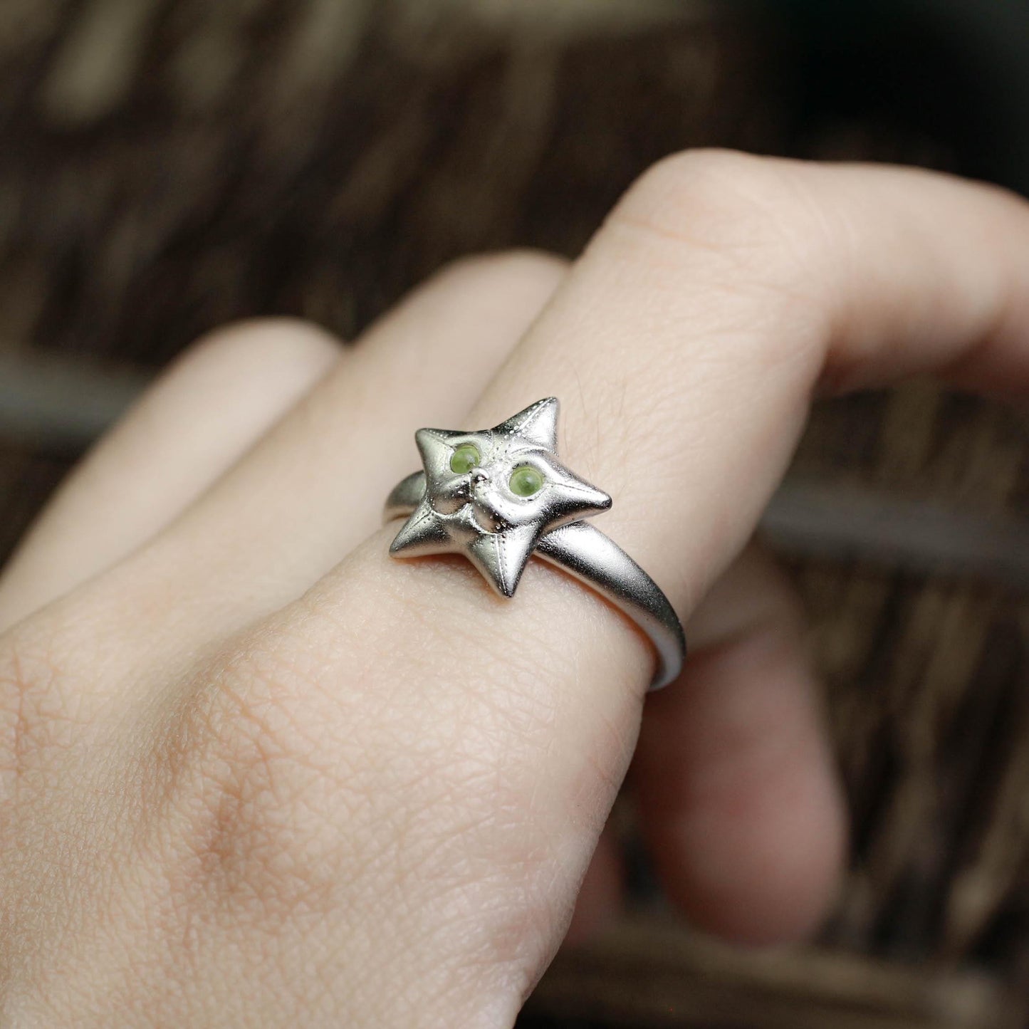 Starfish Creature Ring ââ‚?925 Sterling Silver Handmade Ocean-Inspired Jewelry