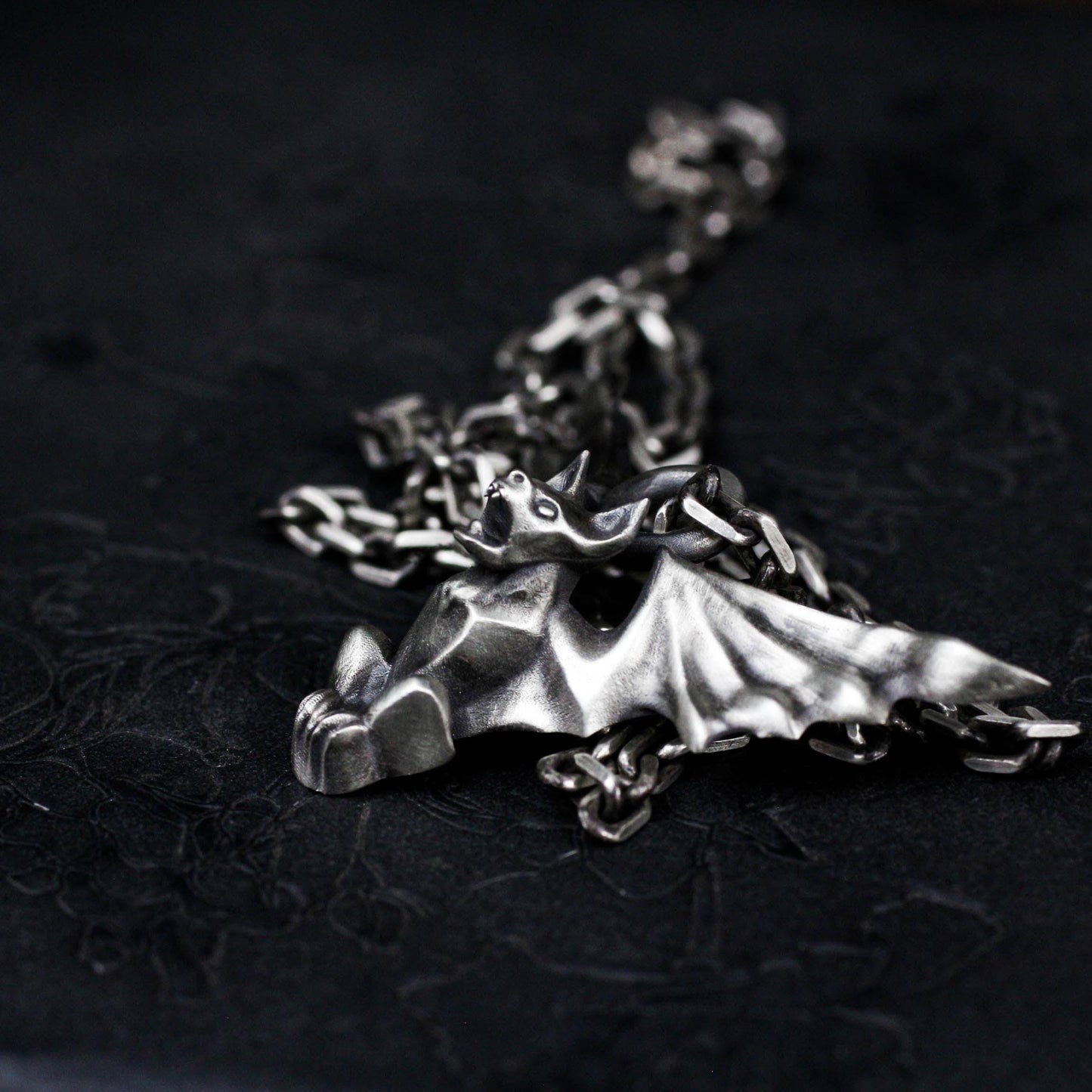 Gargoyle Guardian Pendant - 925 Silver Handcrafted