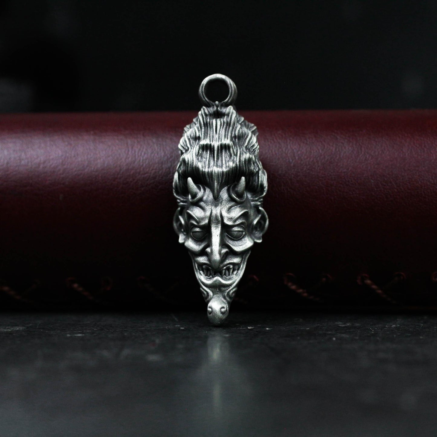 Crowned Skull Pendant - 925 Silver Handcrafted