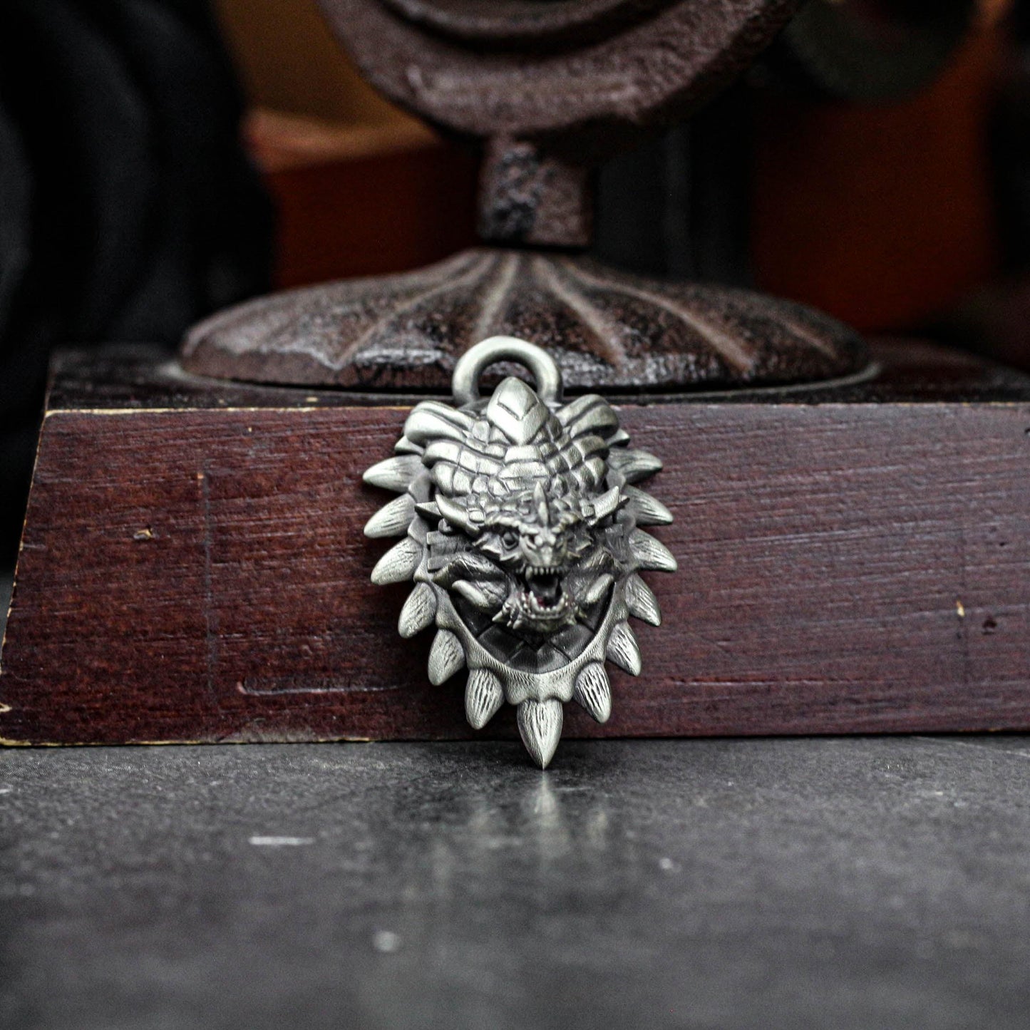 Draconic Fury Pendant - 925 Silver Handcrafted