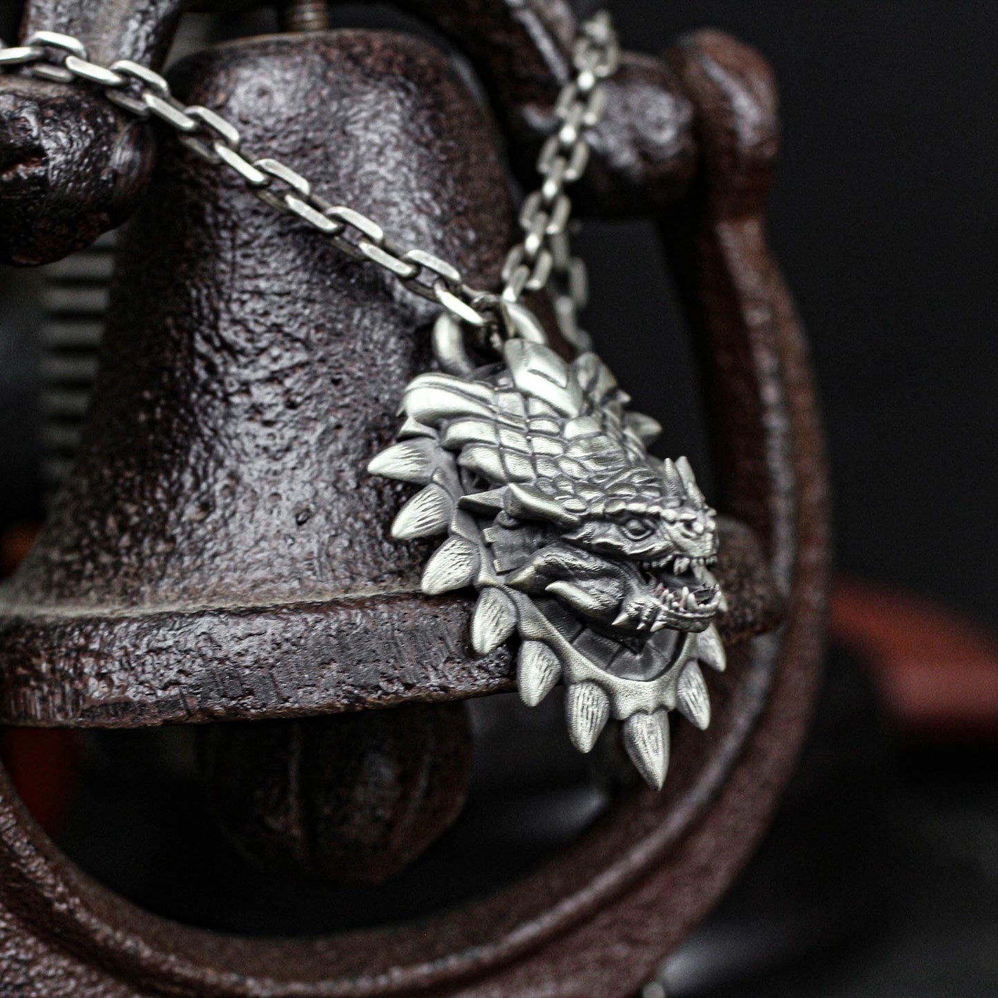 Draconic Fury Pendant - 925 Silver Handcrafted