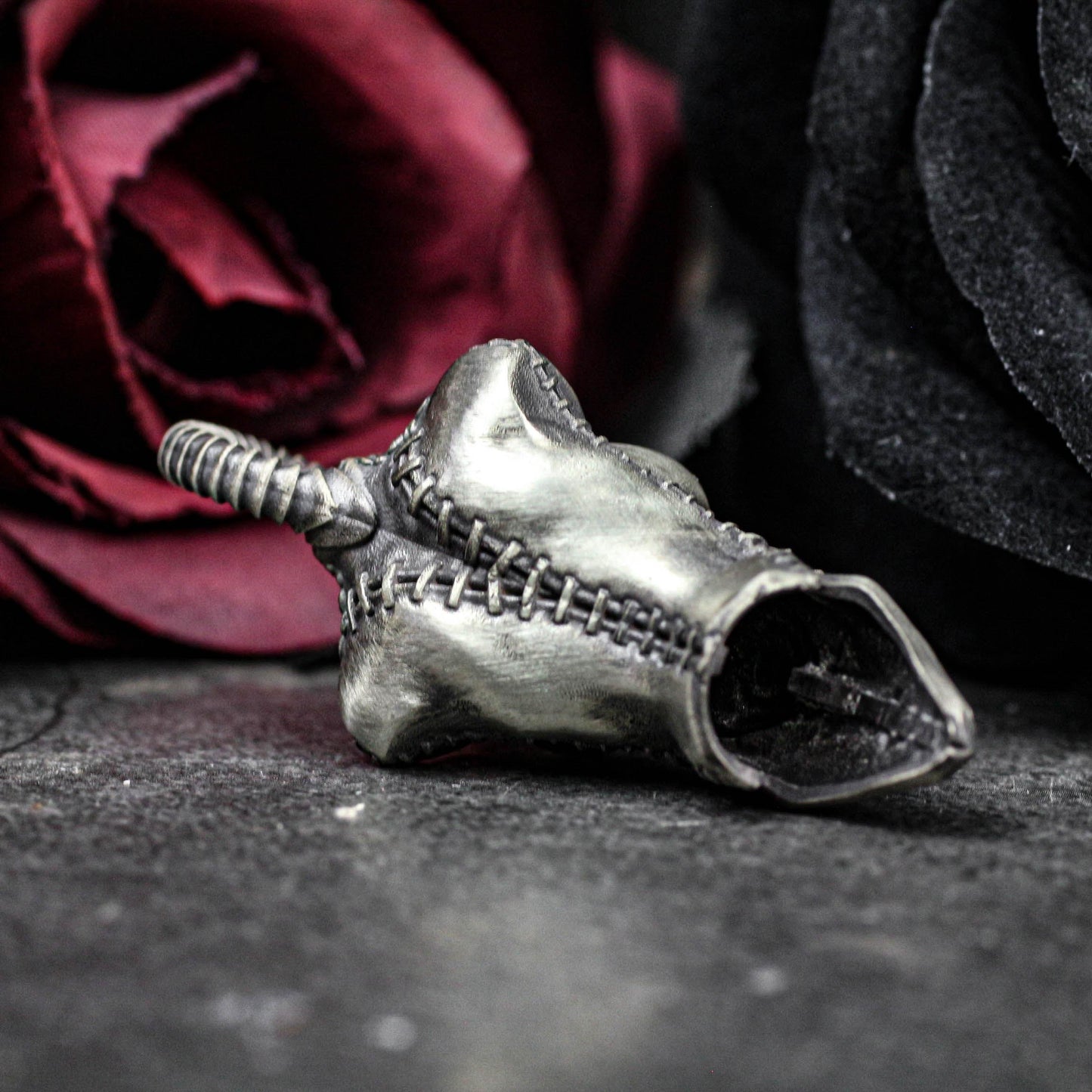 BioMechanical Siren Pendant - 925 Silver Handcrafted