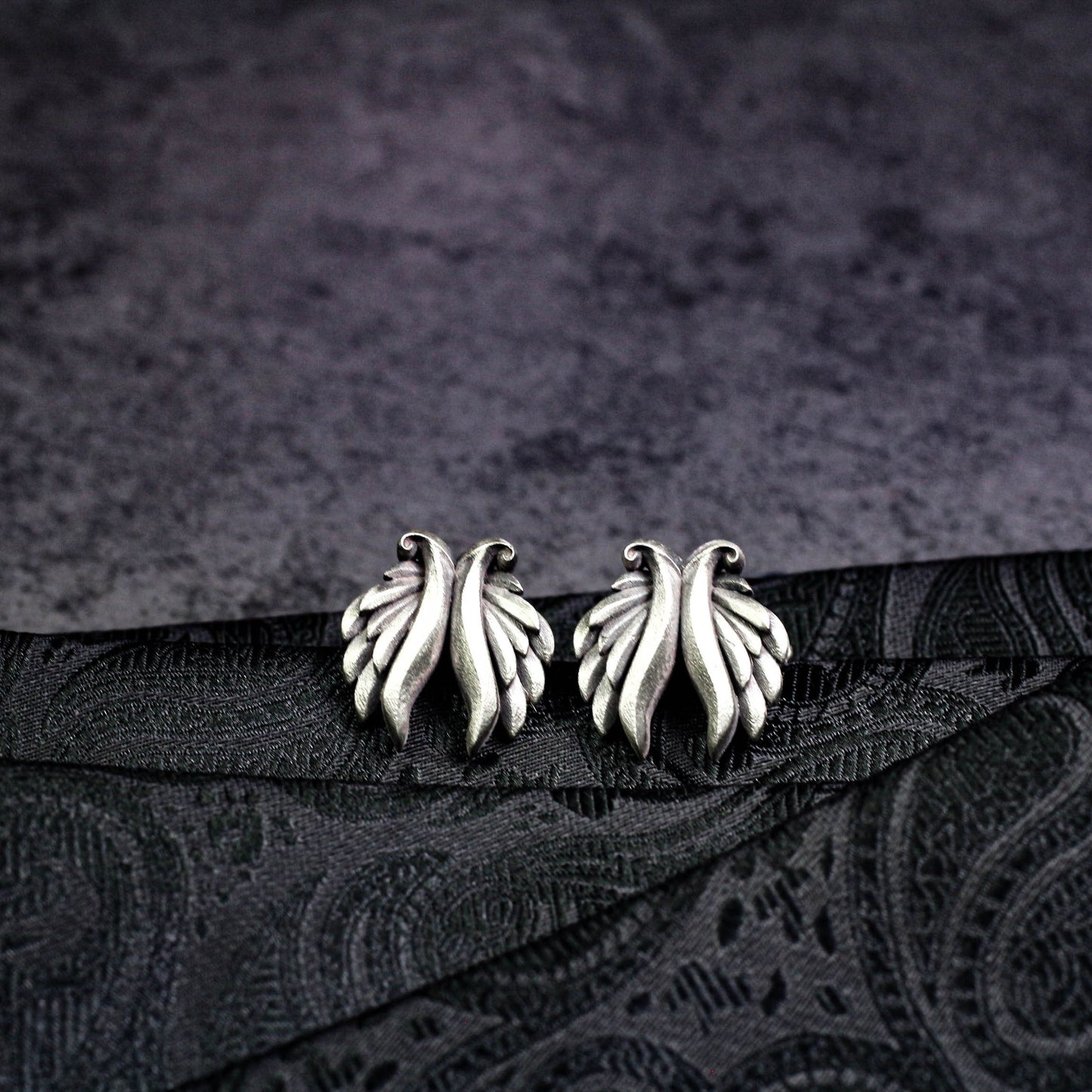 Angel Wings Cufflinks - 925 Silver Handmade