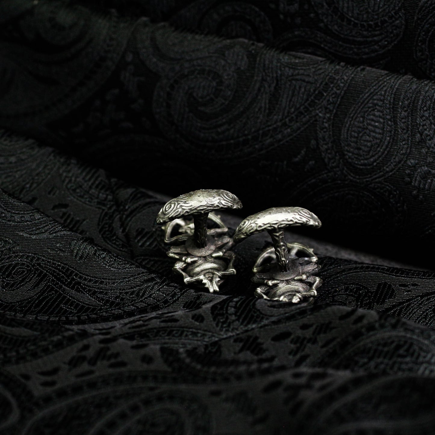 Holy Beetle Scarab Cufflinks - 925 Silver Handmade