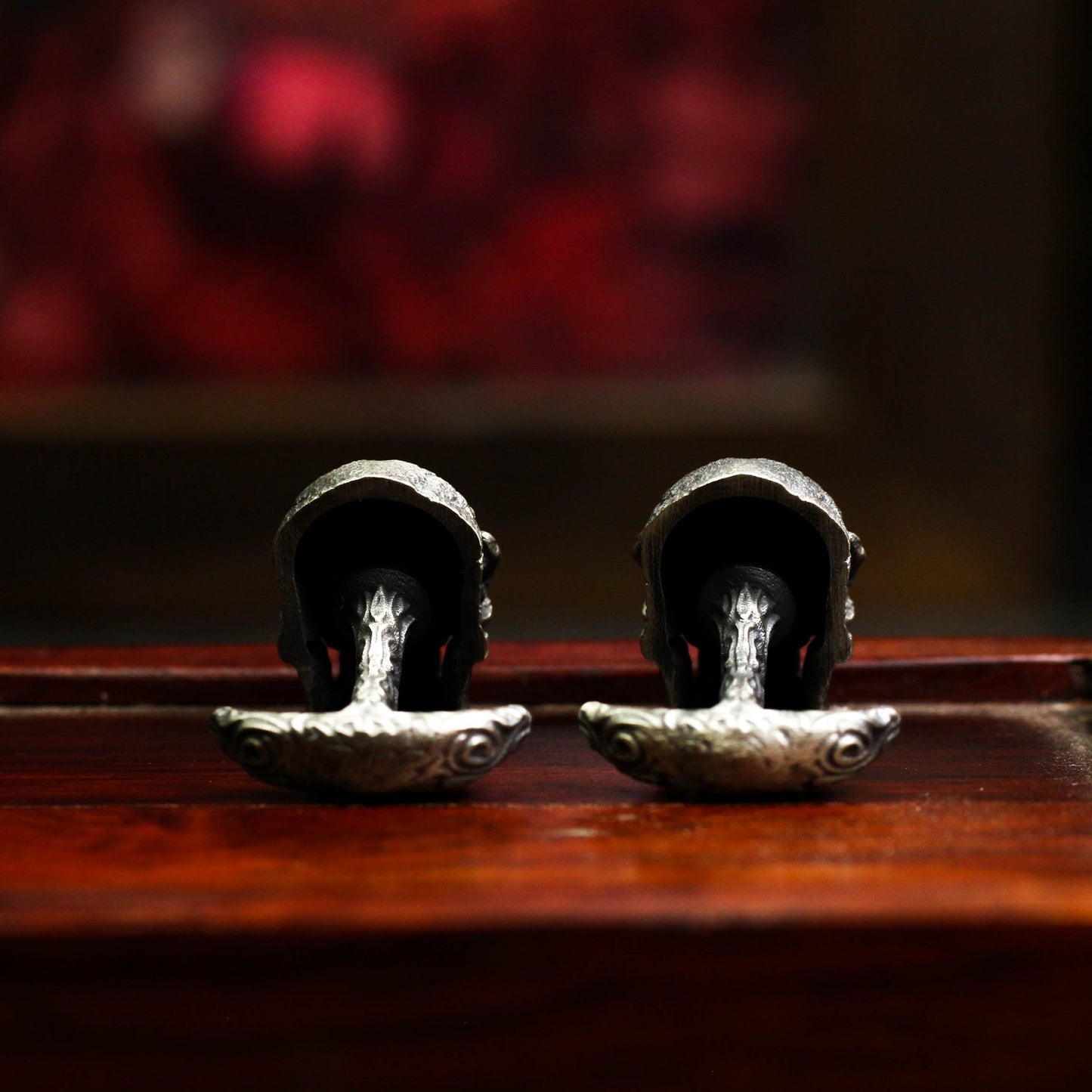 Six-Eyed Devil Cufflinks - 925 Silver Handmade