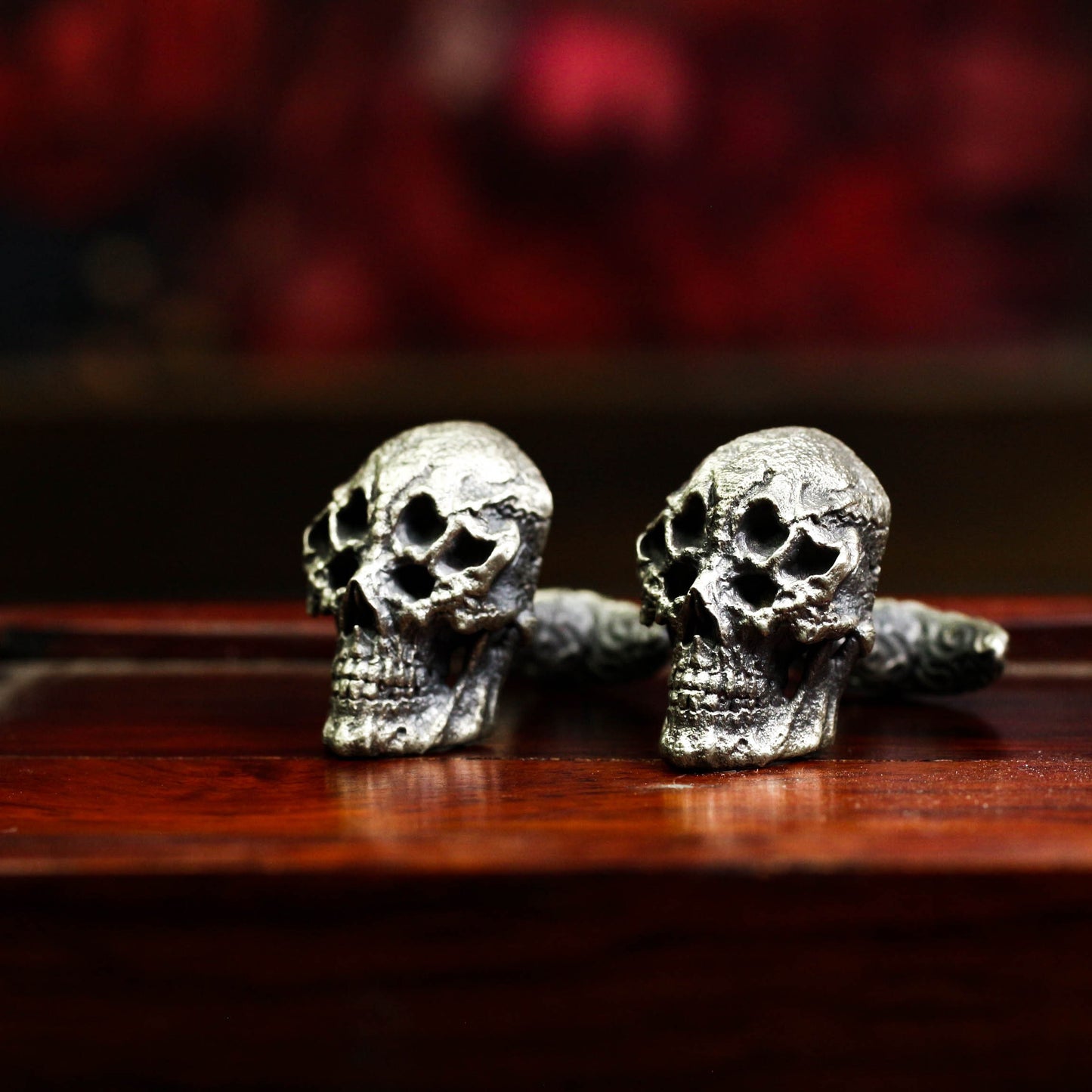 Six-Eyed Devil Cufflinks - 925 Silver Handmade