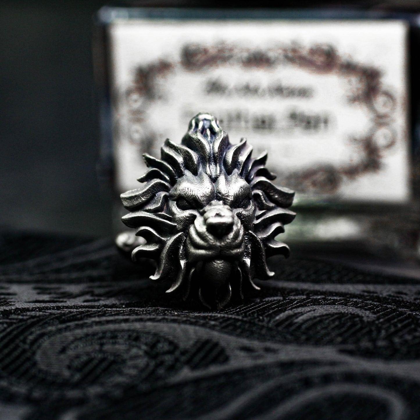 Lion Men's Cufflinks - 925 Silver Handmade