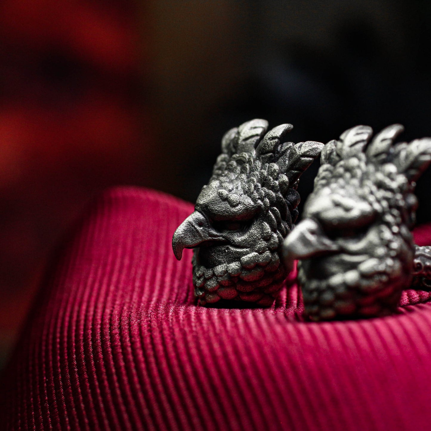 Owl Cufflinks - 925 Sterling Silver Handmade