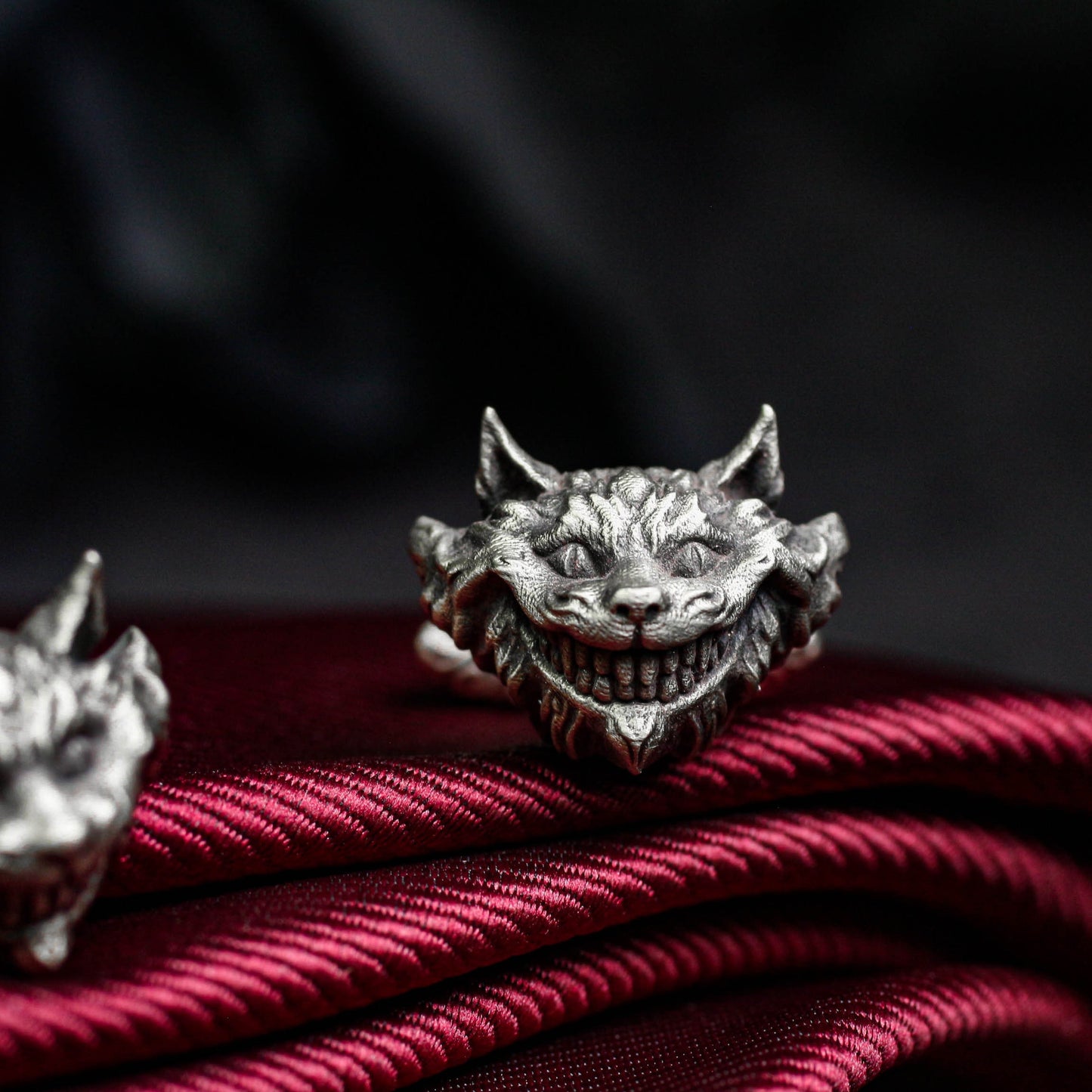 Elvis Presley Cheshire Cat Cufflinks - 925 Sterling Silver Handmade