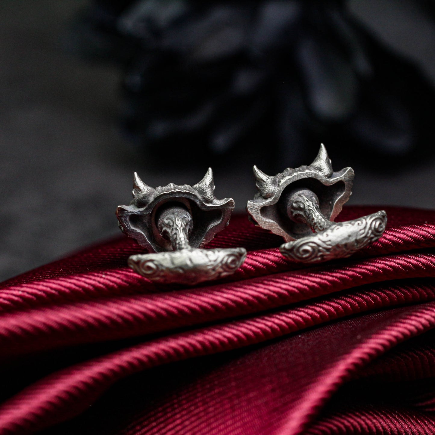 Elvis Presley Cheshire Cat Cufflinks - 925 Sterling Silver Handmade