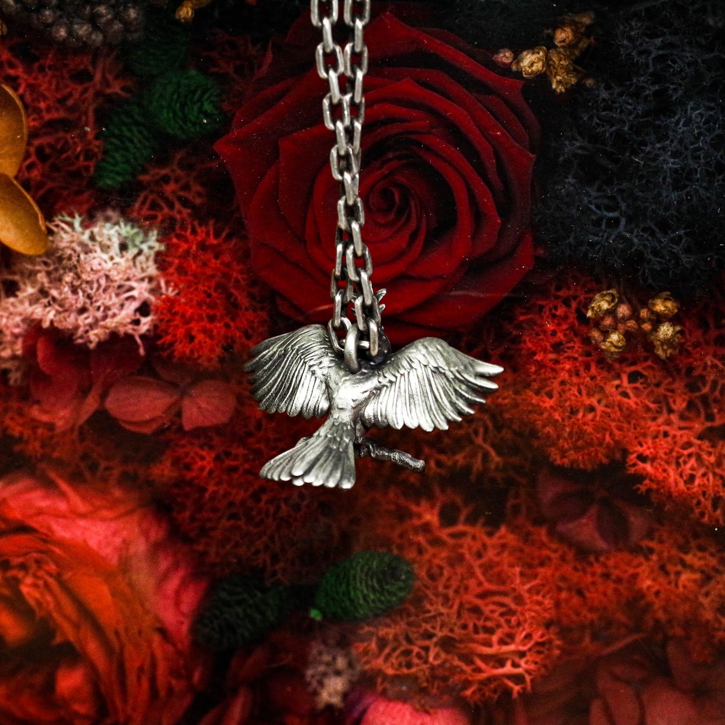 Majestic Cockatoo Pendant - 925 Silver Handcrafted