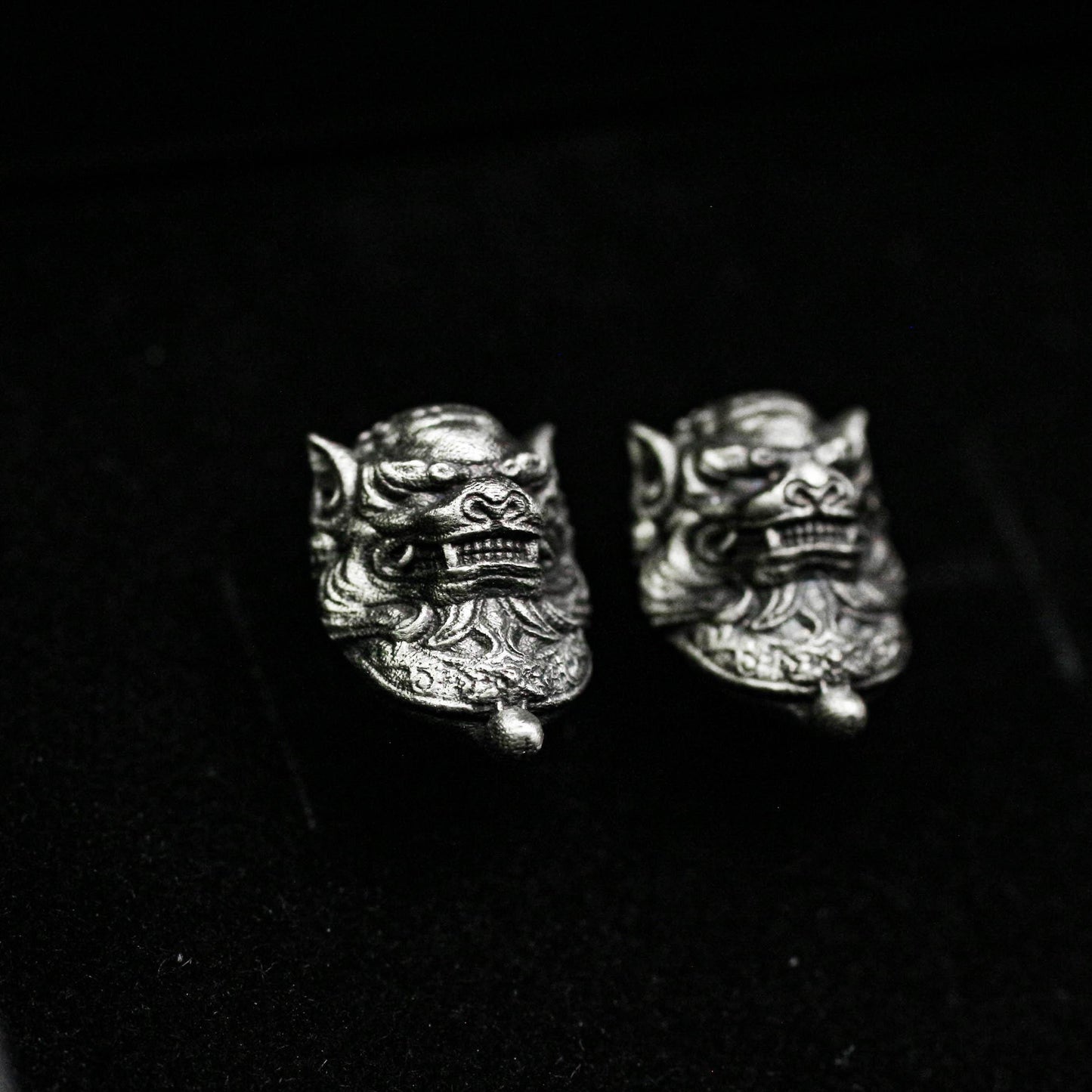 Guardian Beast Earrings - 925 Sterling Silver Handmade