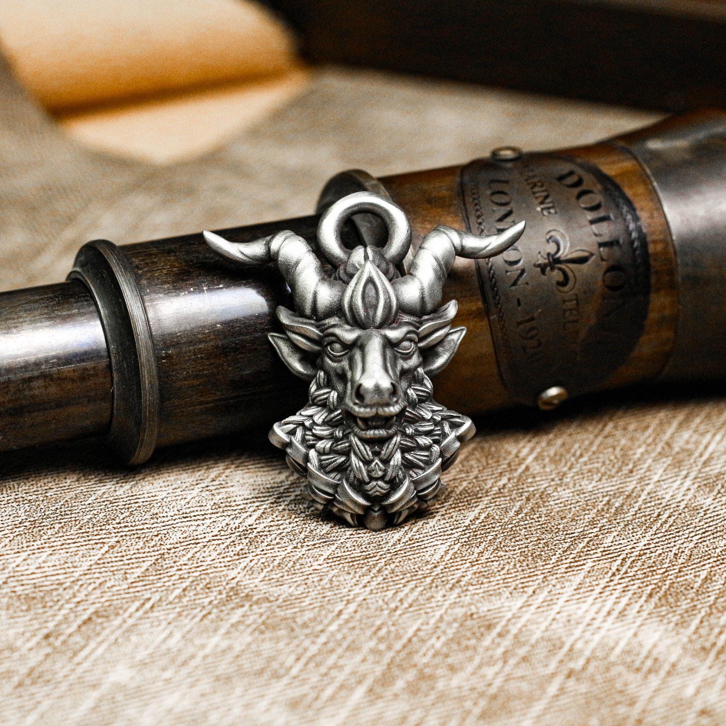 Mythic Beast Totem Pendant - Handcrafted in 925 Silver