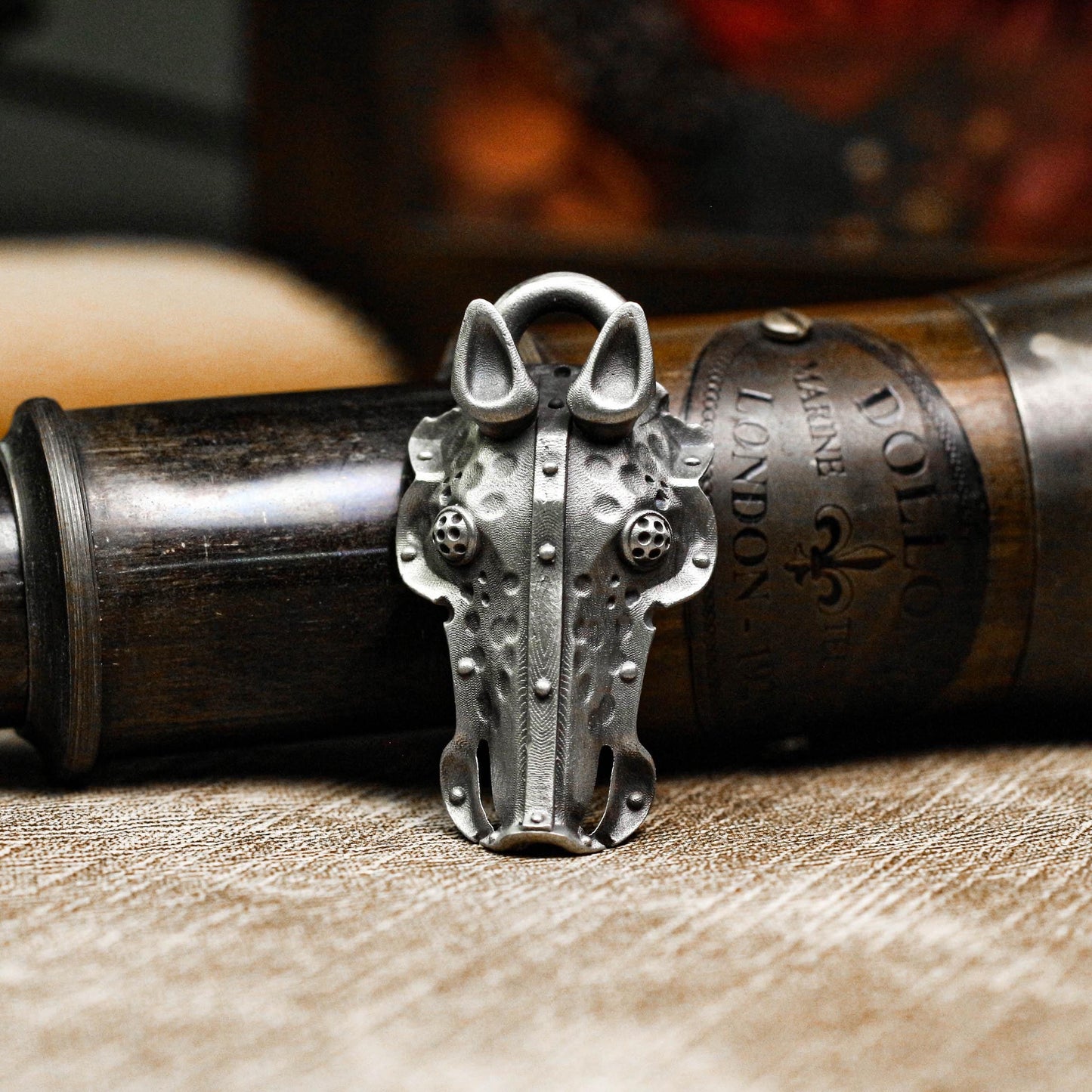 Iron Warhorse Pendant - 925 Silver Handcrafted