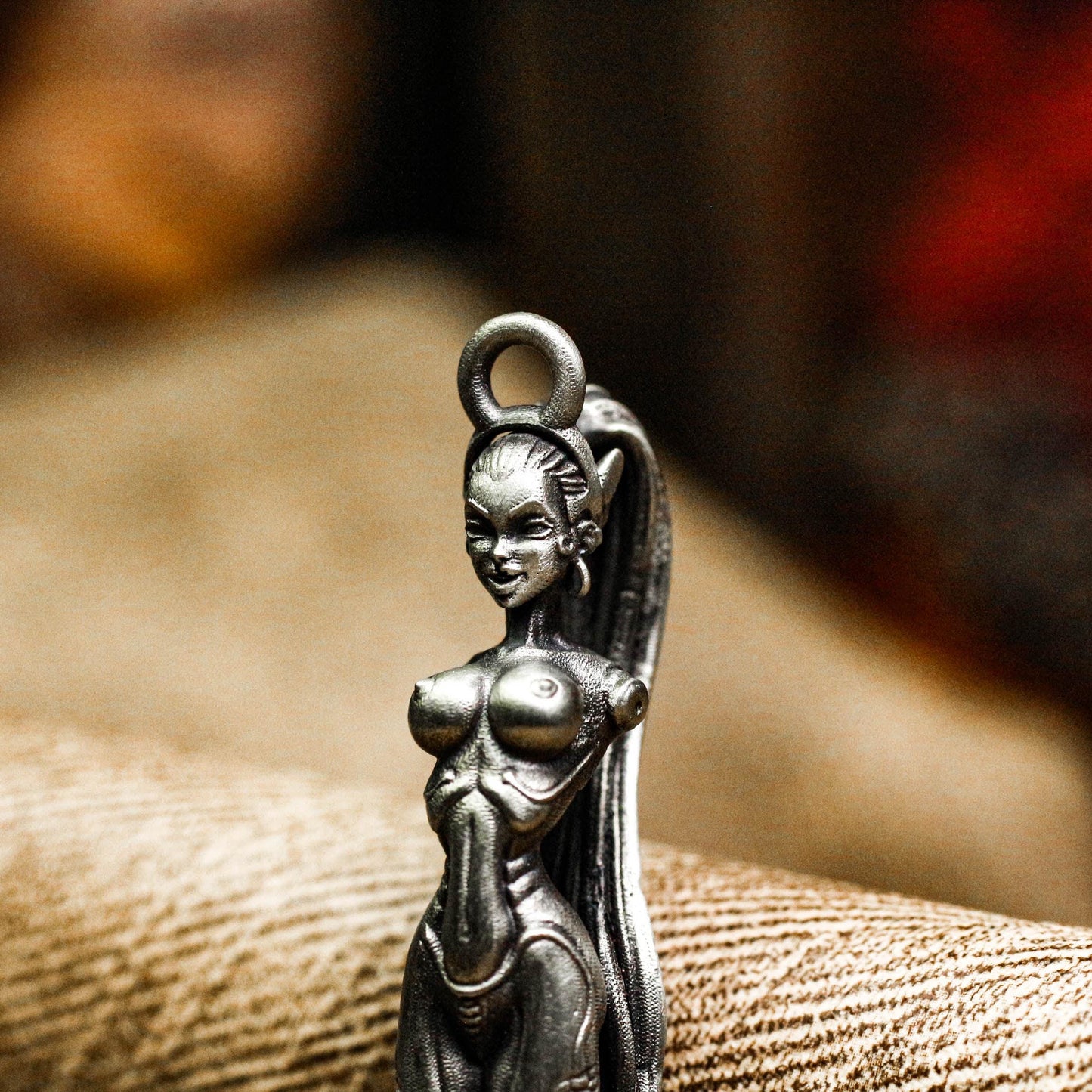 Divine Feminine Talisman - Artisan Crafted in 925 Silver