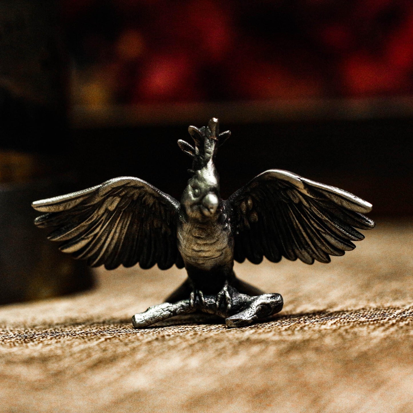 Majestic Cockatoo Pendant - 925 Silver Handcrafted