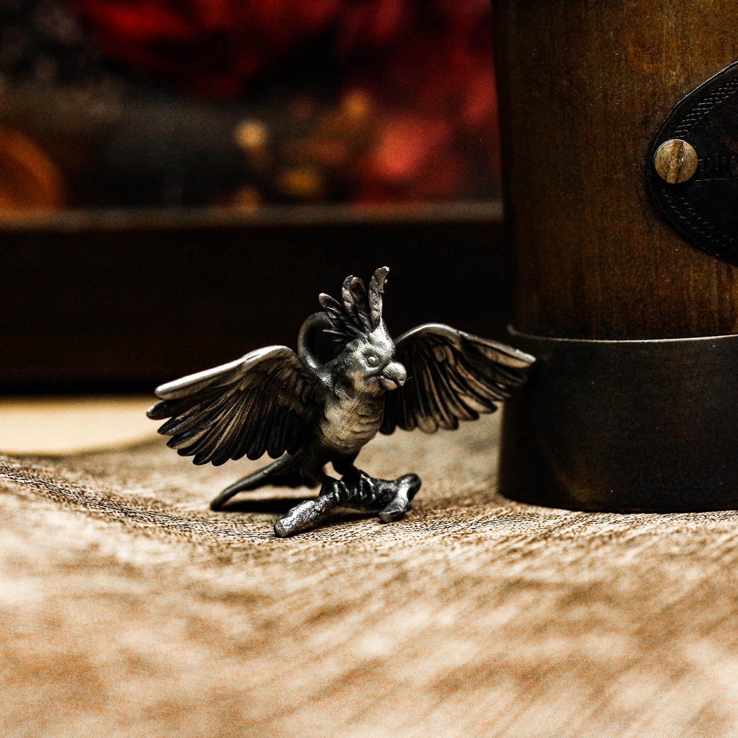 Majestic Cockatoo Pendant - 925 Silver Handcrafted