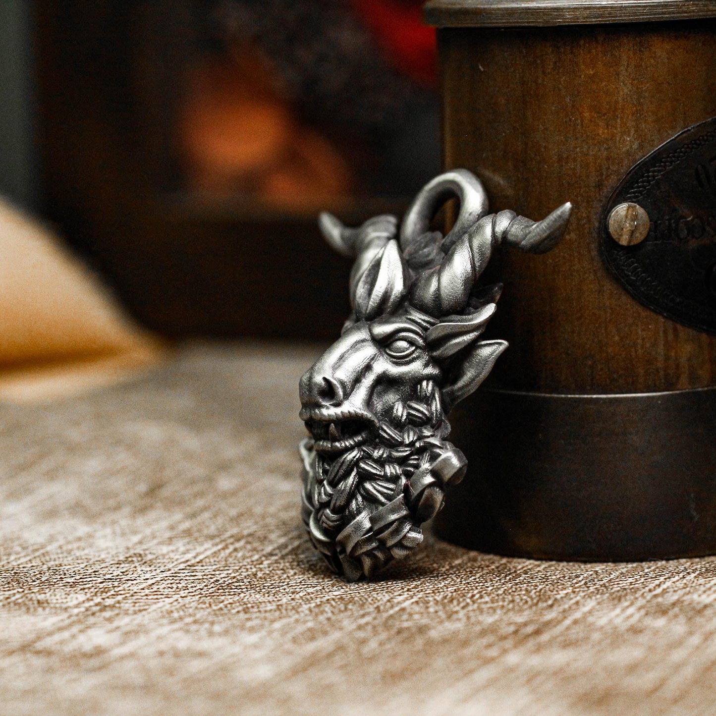 Mythic Beast Totem Pendant - Handcrafted in 925 Silver