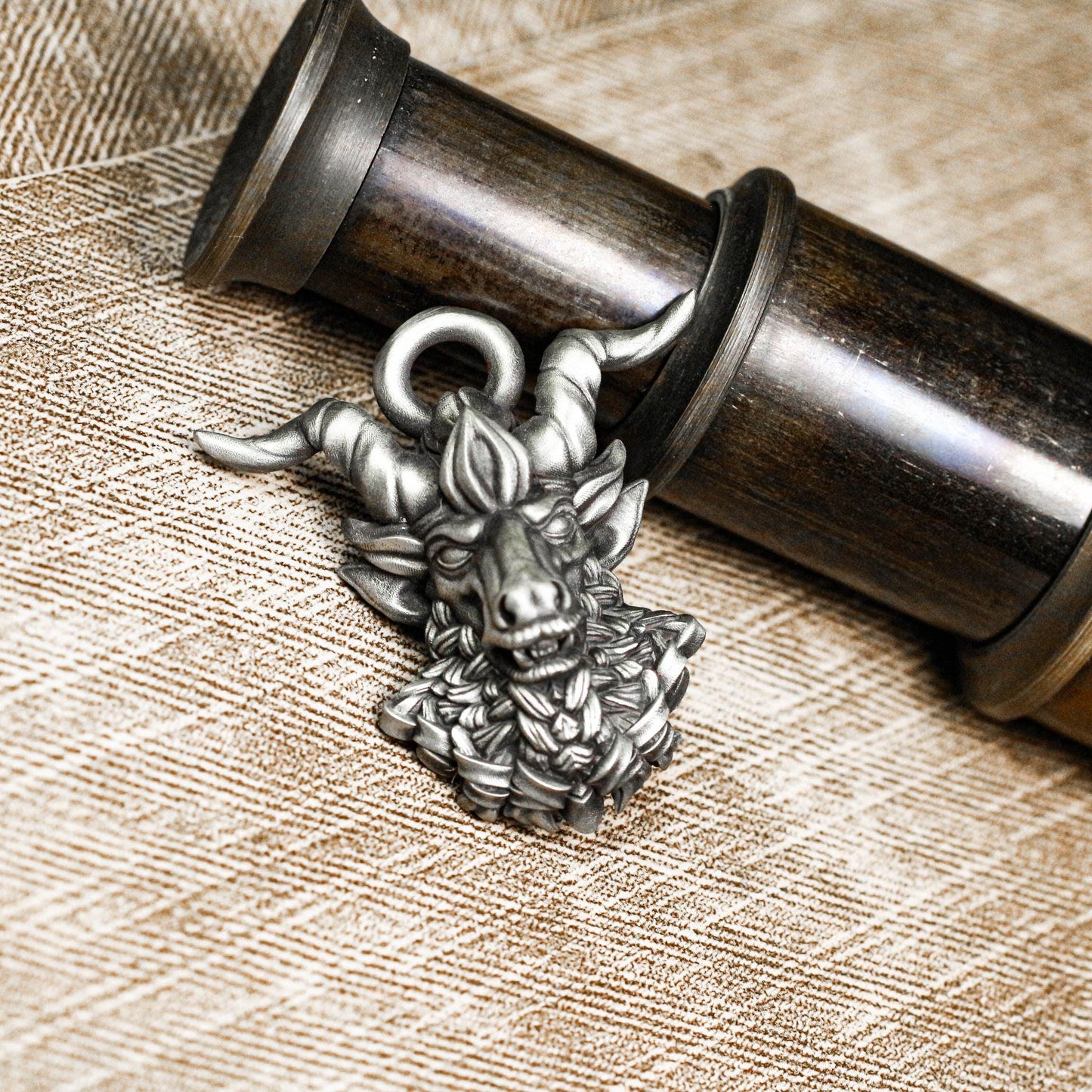Mythic Beast Totem Pendant - Handcrafted in 925 Silver
